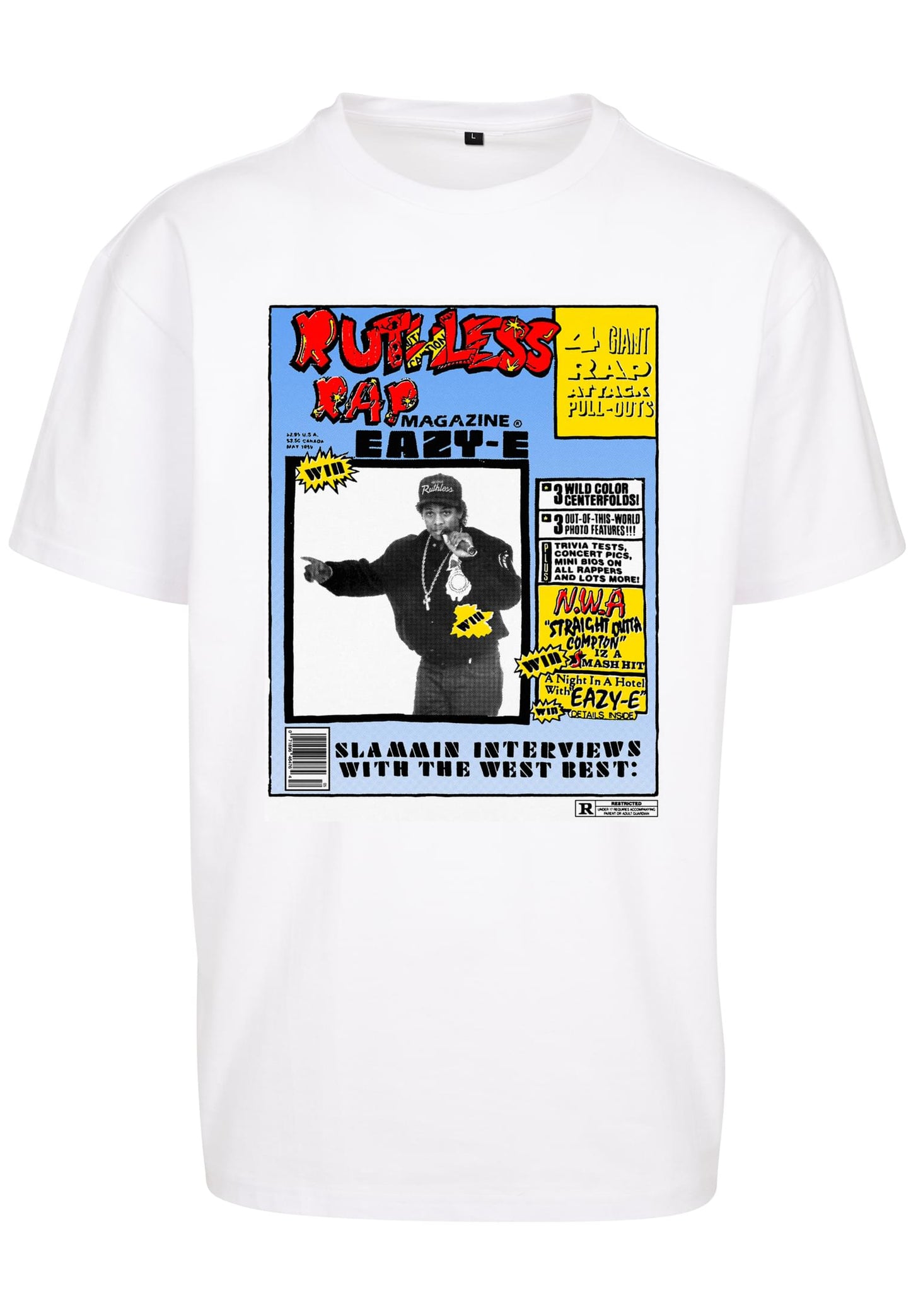 Eazy-E RAP Magazine Oversize Tee