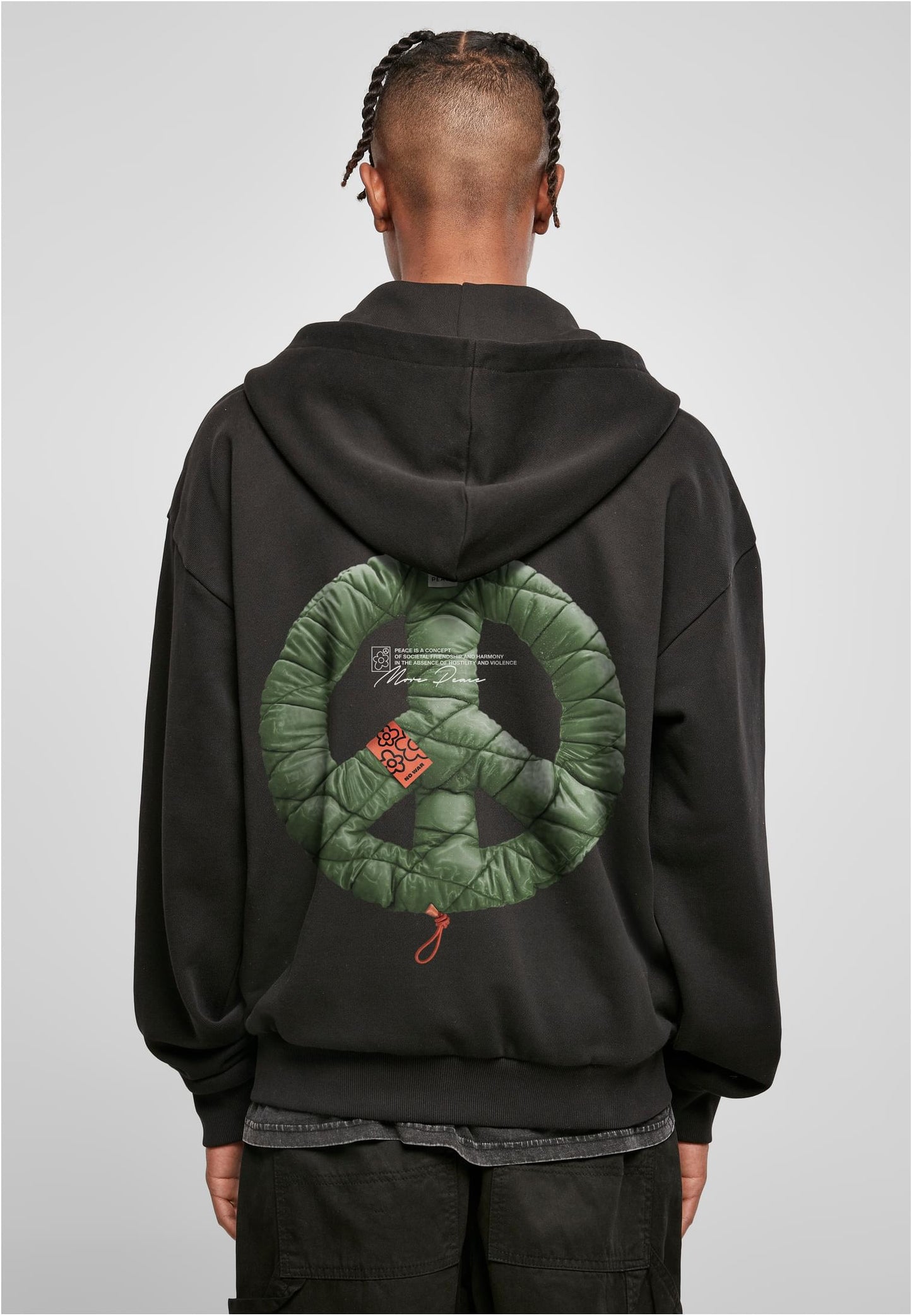 Puffer Peace Heavy Oversize Zip Hoody