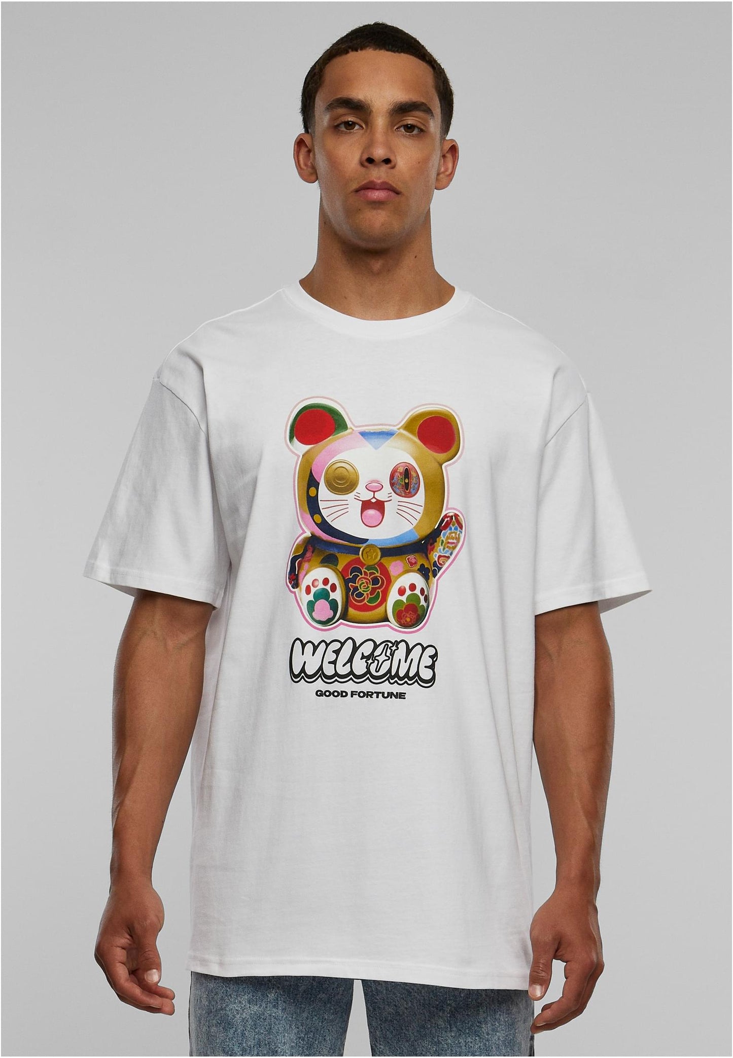 Welcome Cat Heavy Oversize Tee