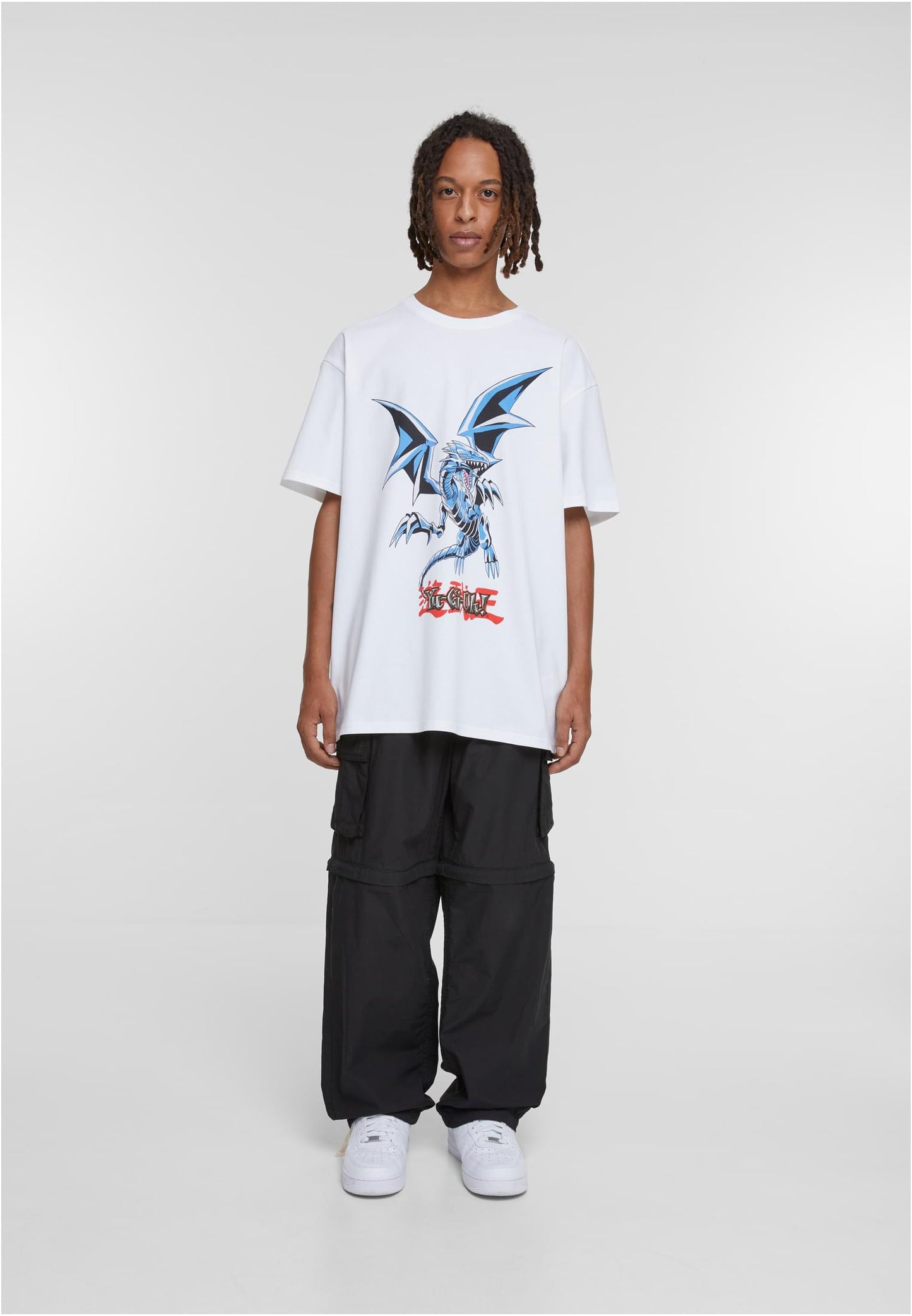 Yu-Ghi-Oh Blue Eyes White Dragon Heavy Oversize Tee