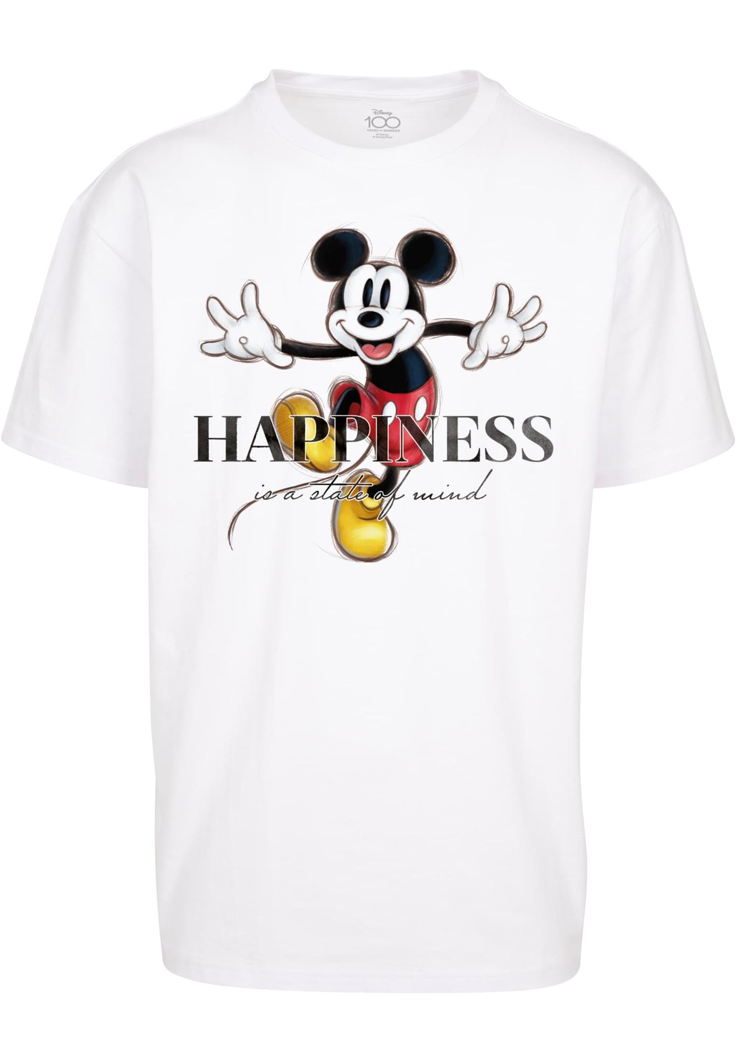 Disney 100 Mickey Happiness Oversize Tee