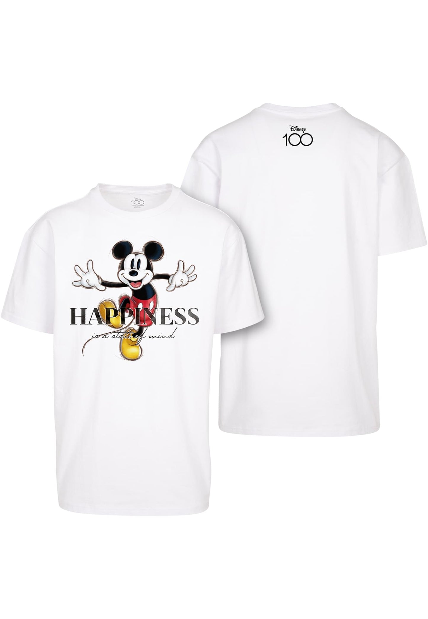Disney 100 Mickey Happiness Oversize Tee