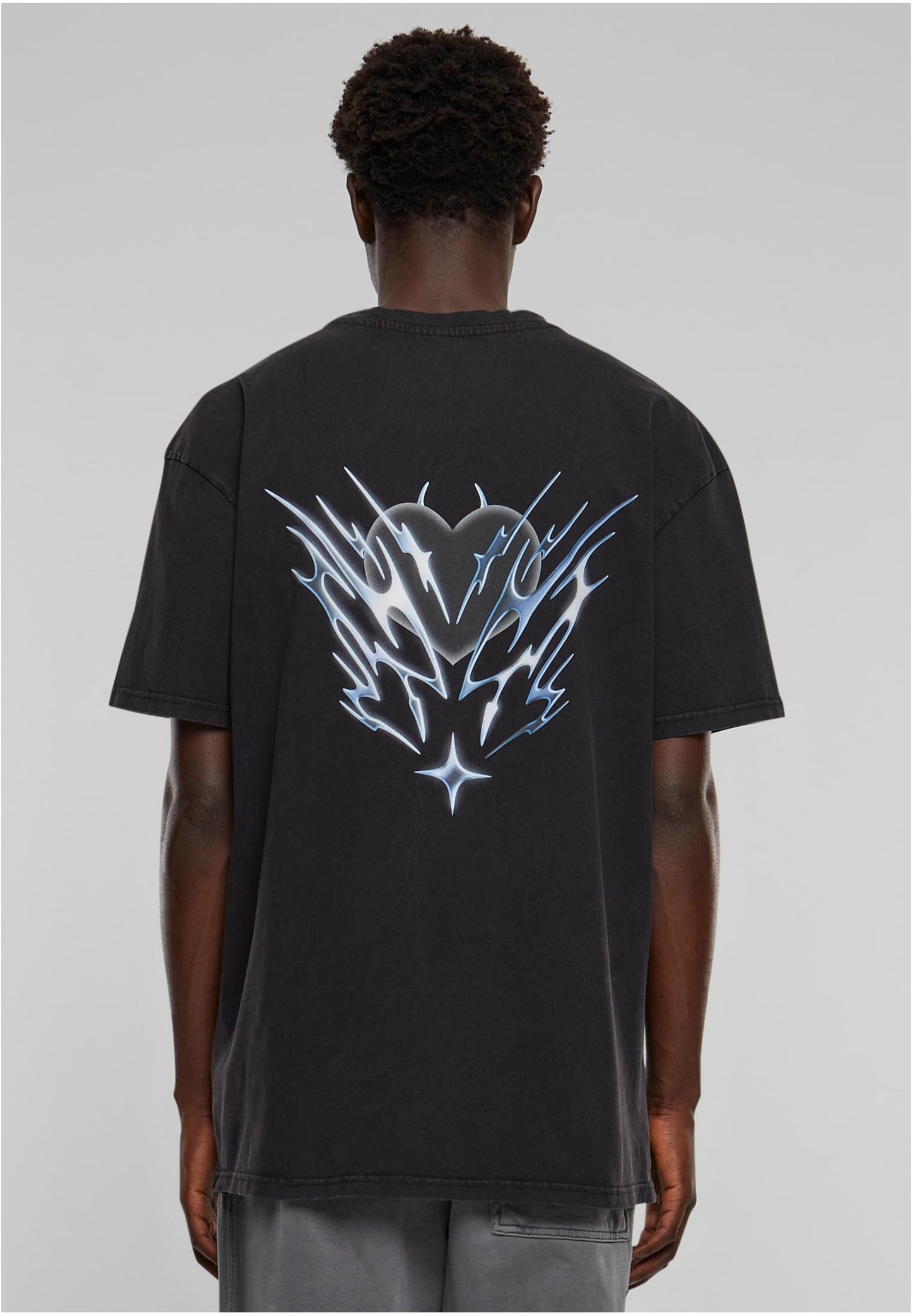 Cagedchrome Acid Heavy Oversize Tee