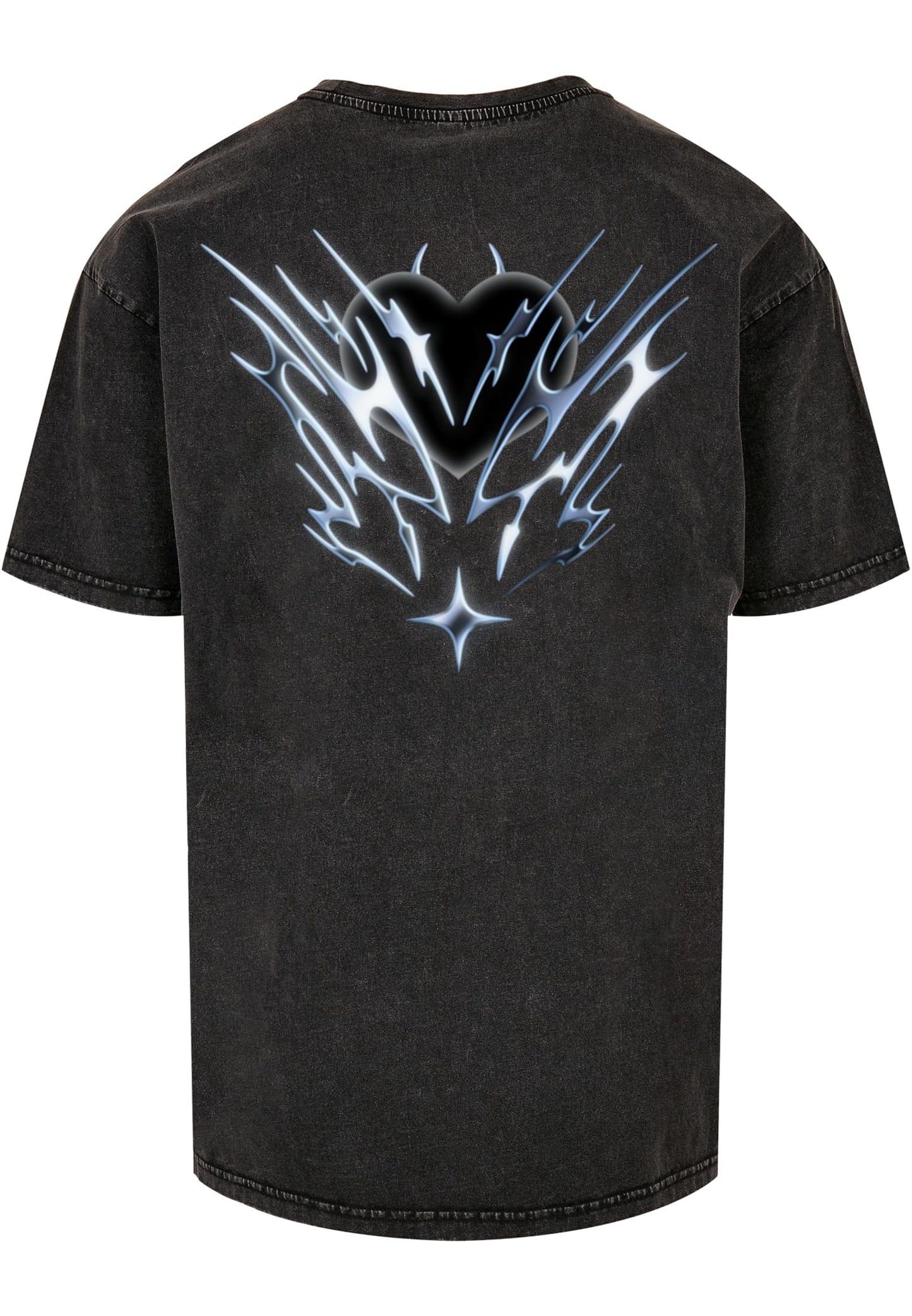 Cagedchrome Acid Heavy Oversize Tee