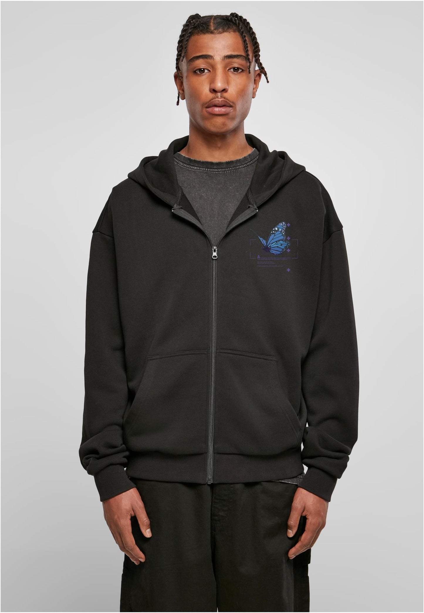 Grid Head Butterfly Oversize Hoody