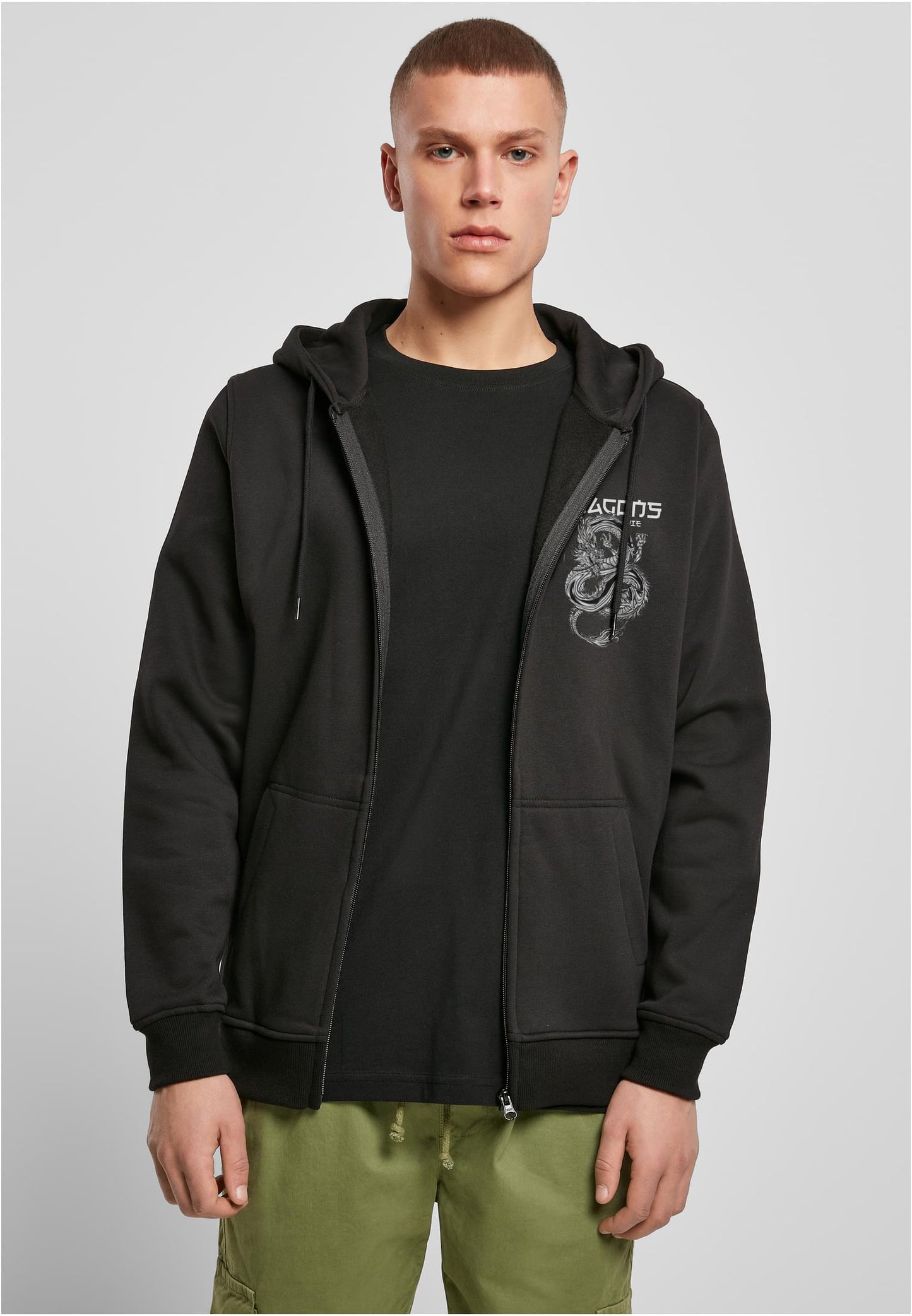 Dragons Never Die Heavy Zip Hoody