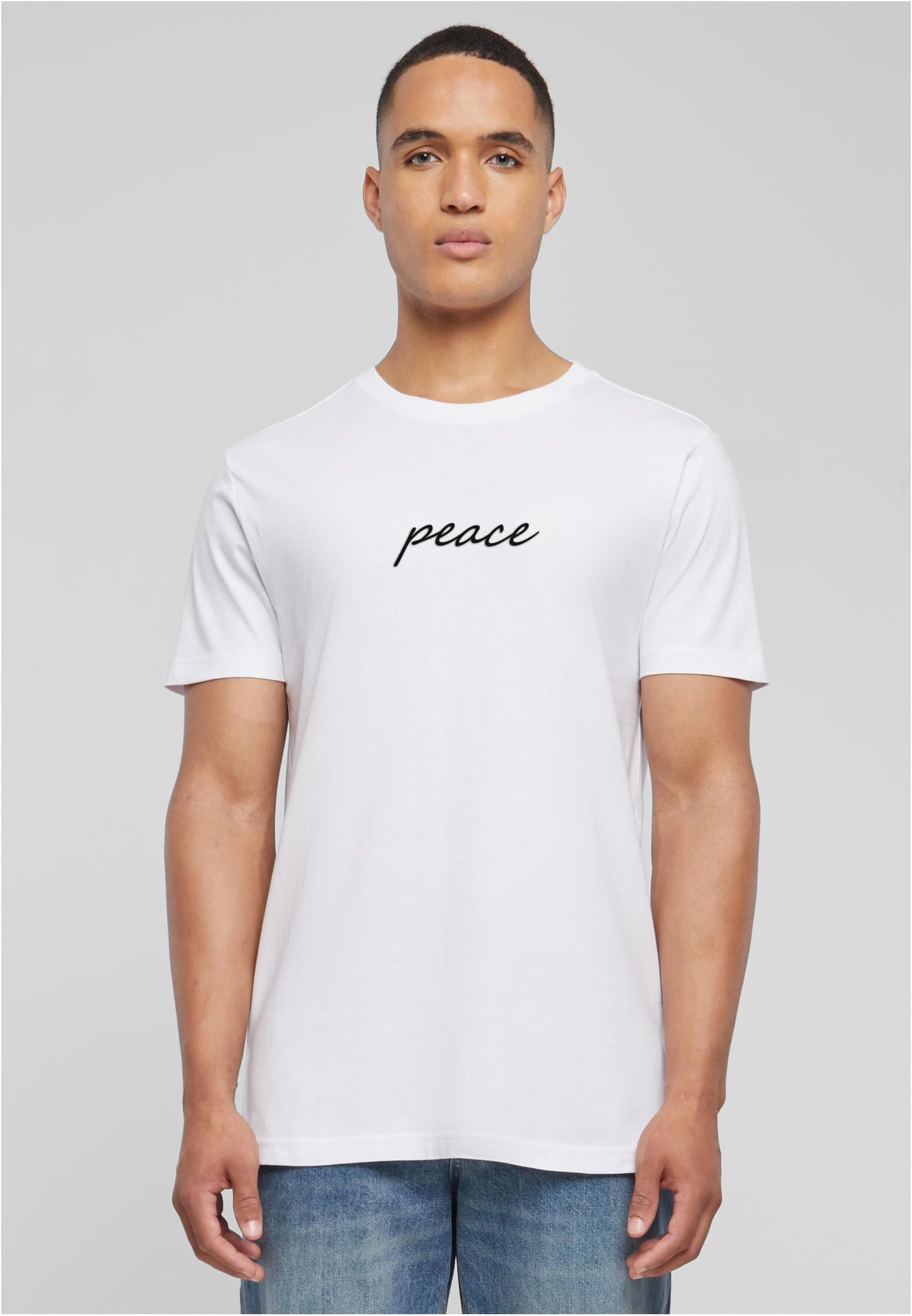 Peace Wording EMB Tee
