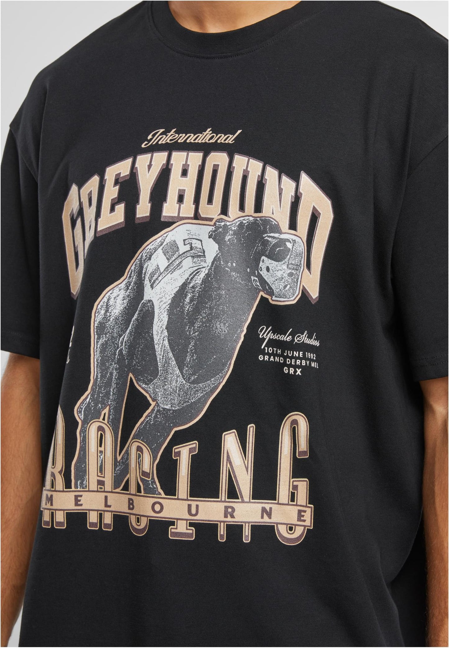 Greyhound Racing Oversize Tee