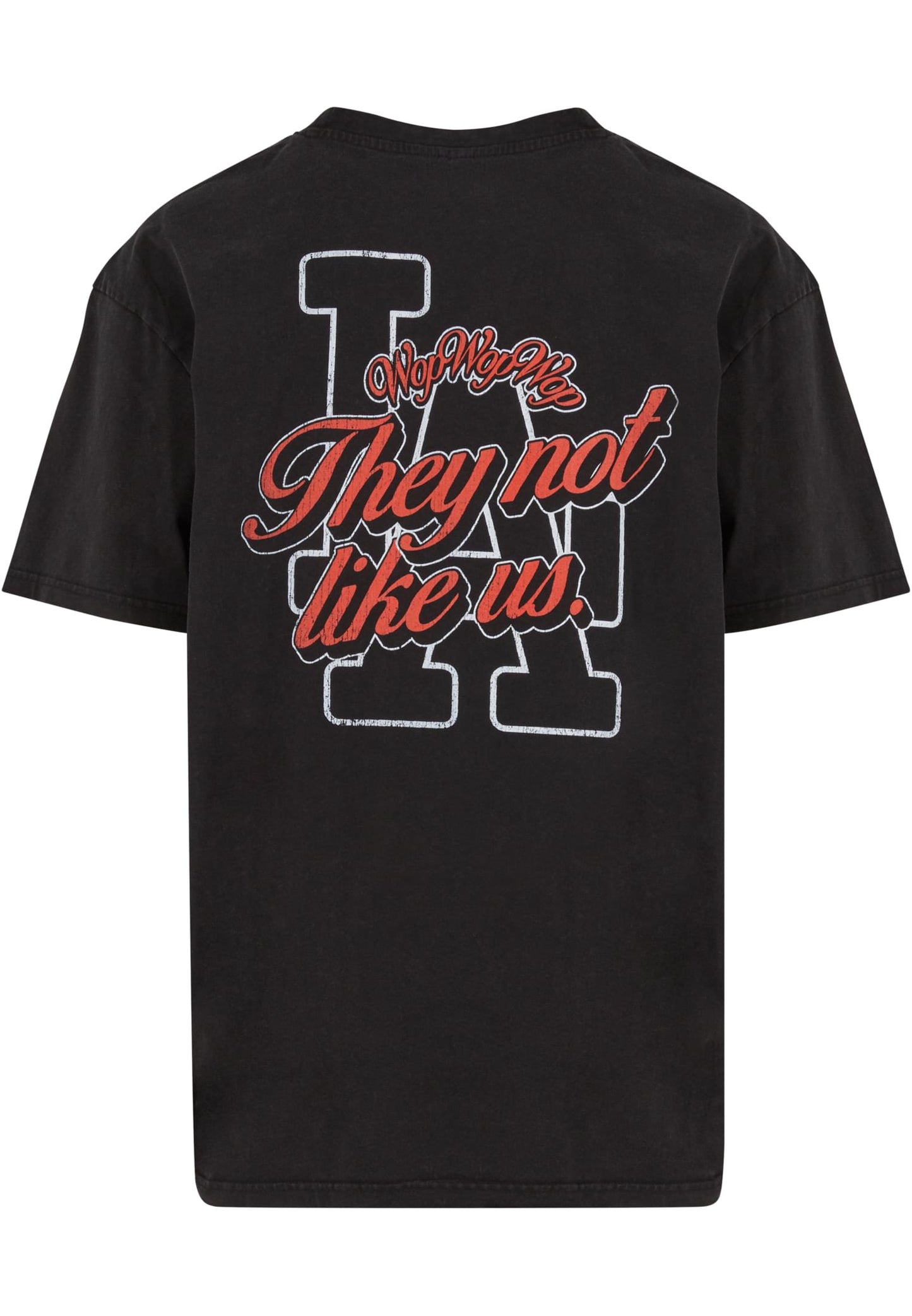 L.A Not Like Us Acidwash Oversize Tee