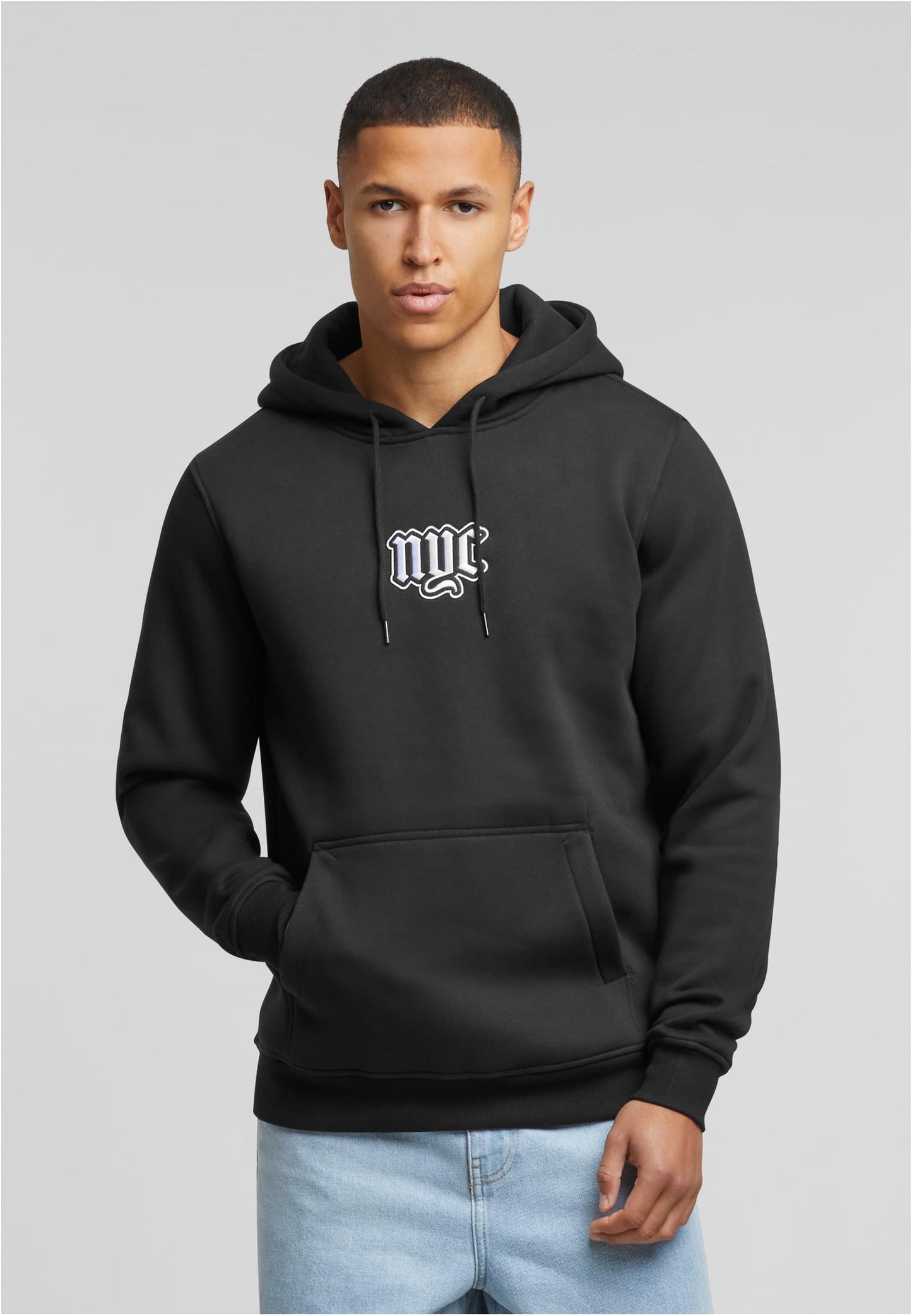 NYC Old English Wording Patch Hoody