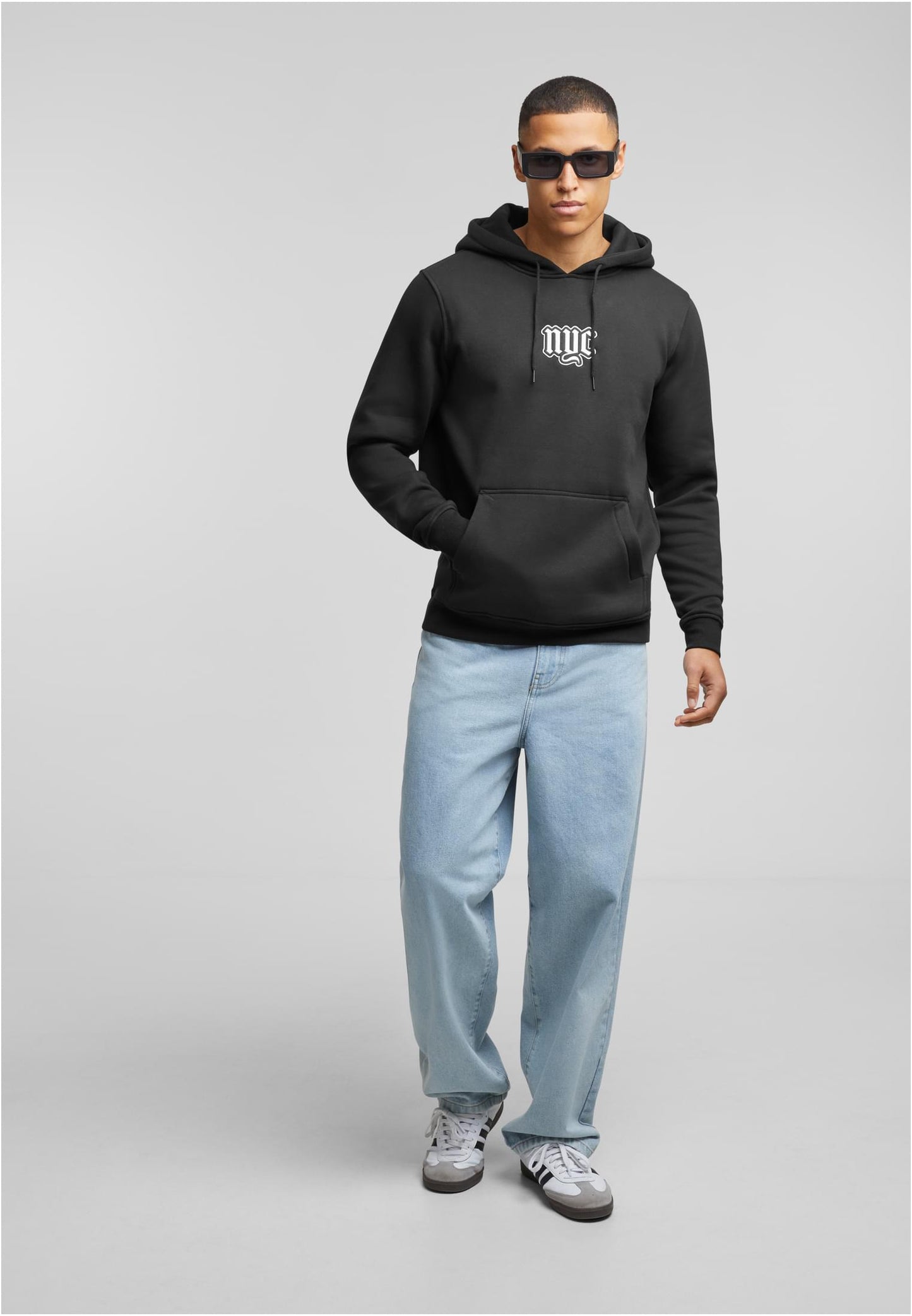NYC Old English Wording Patch Hoody