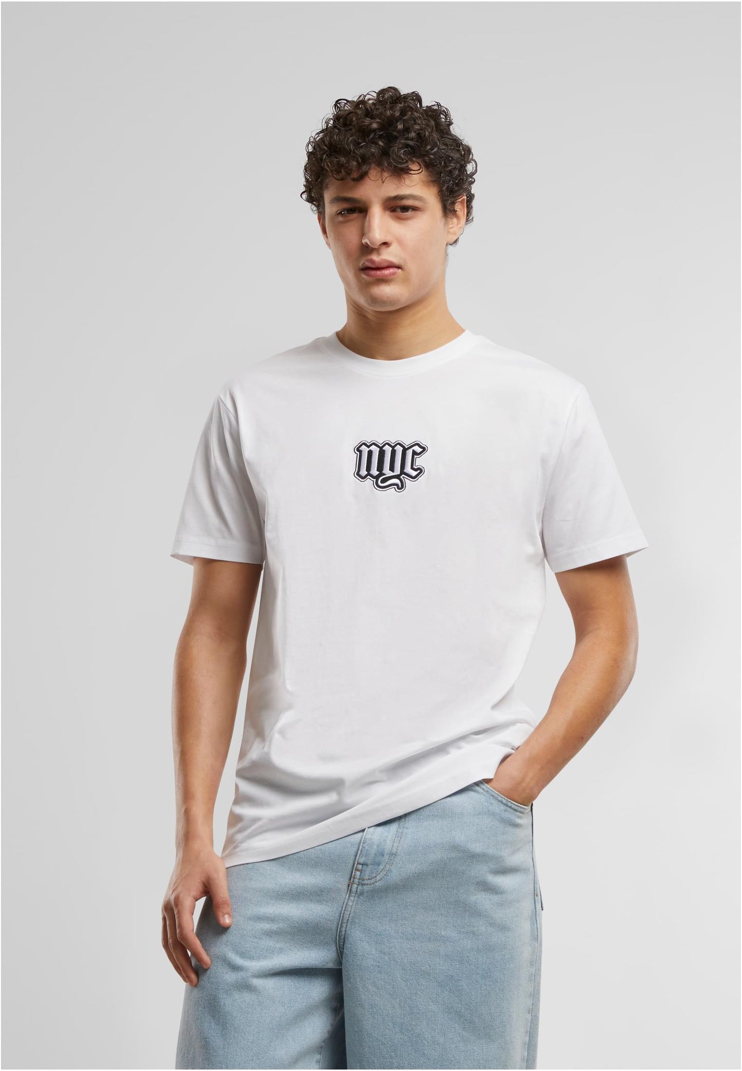 NYC Old English Wording Patch Tee