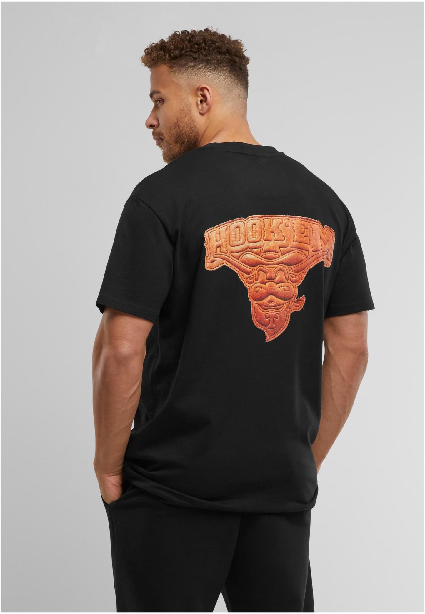 Texas Longhorns Leather Oversize Tee