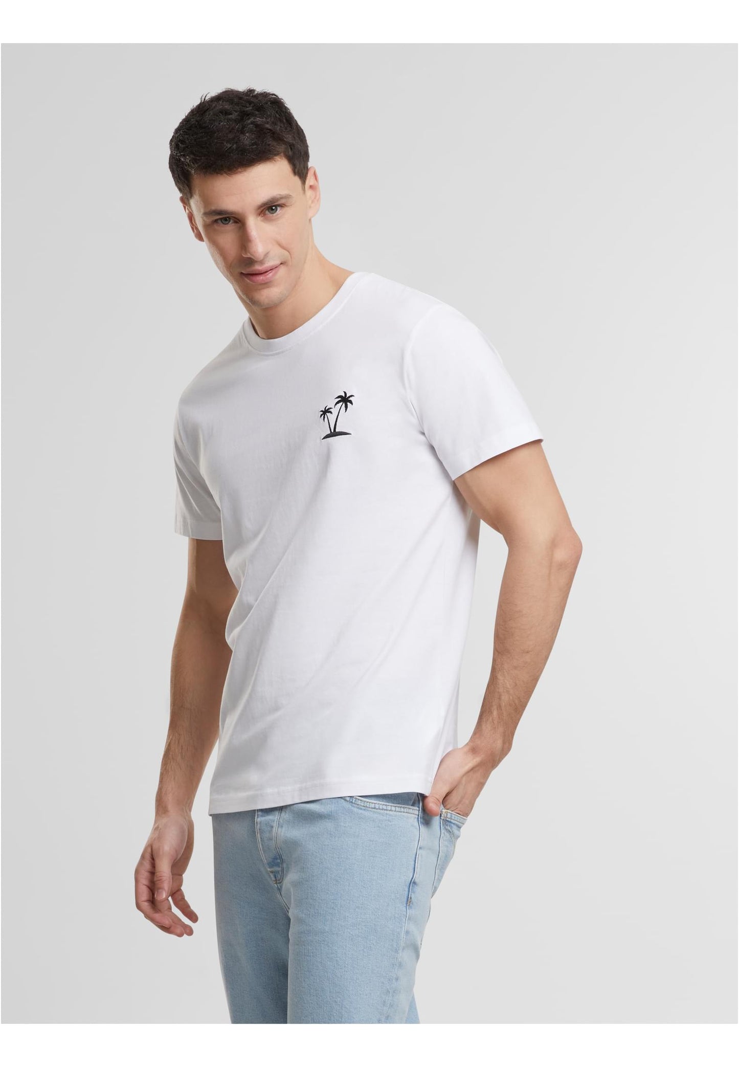 Palm Tree EMB Tee