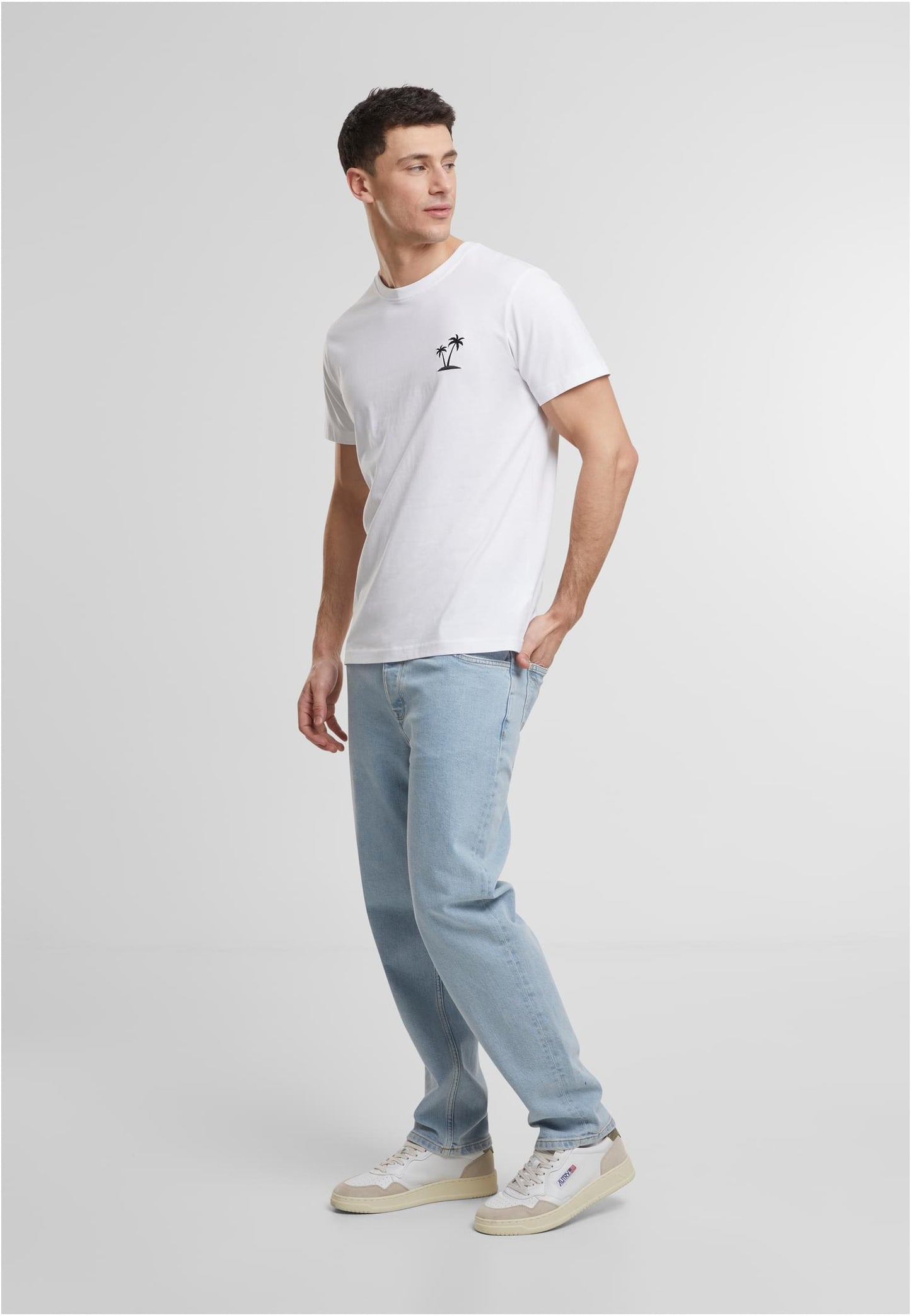Palm Tree EMB Tee