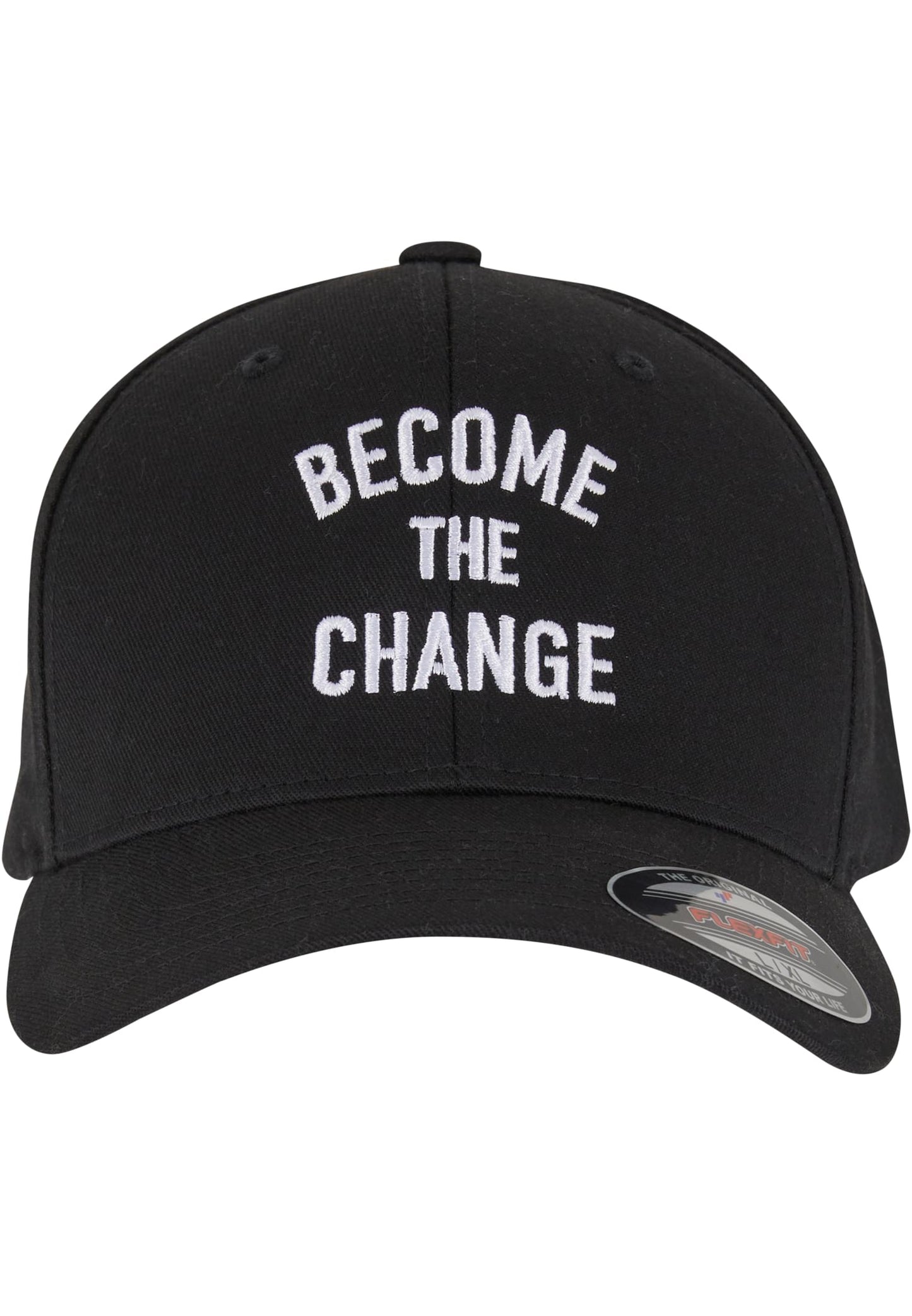 Become The Change Wording Wooly Combed Cap