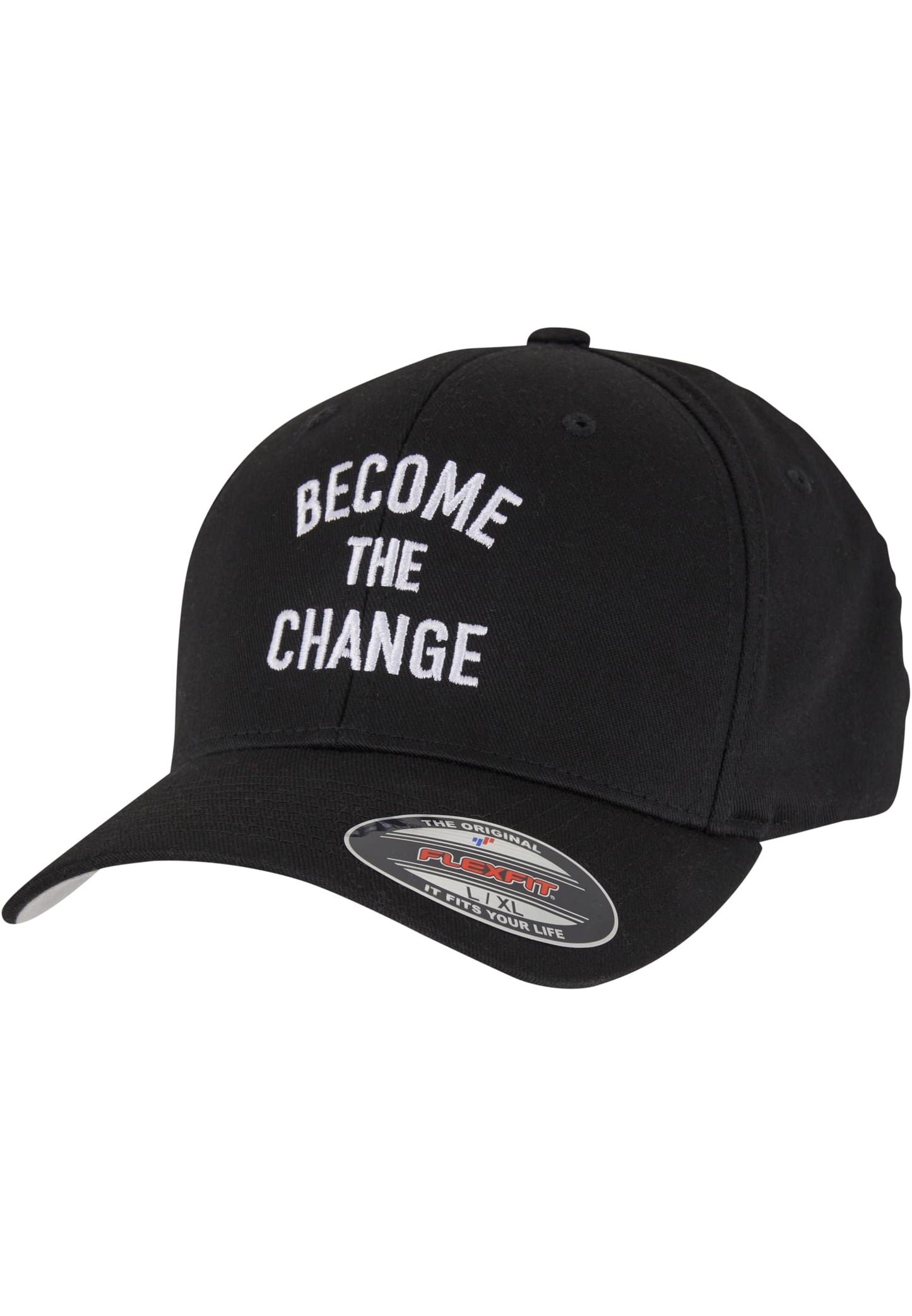 Become The Change Wording Wooly Combed Cap
