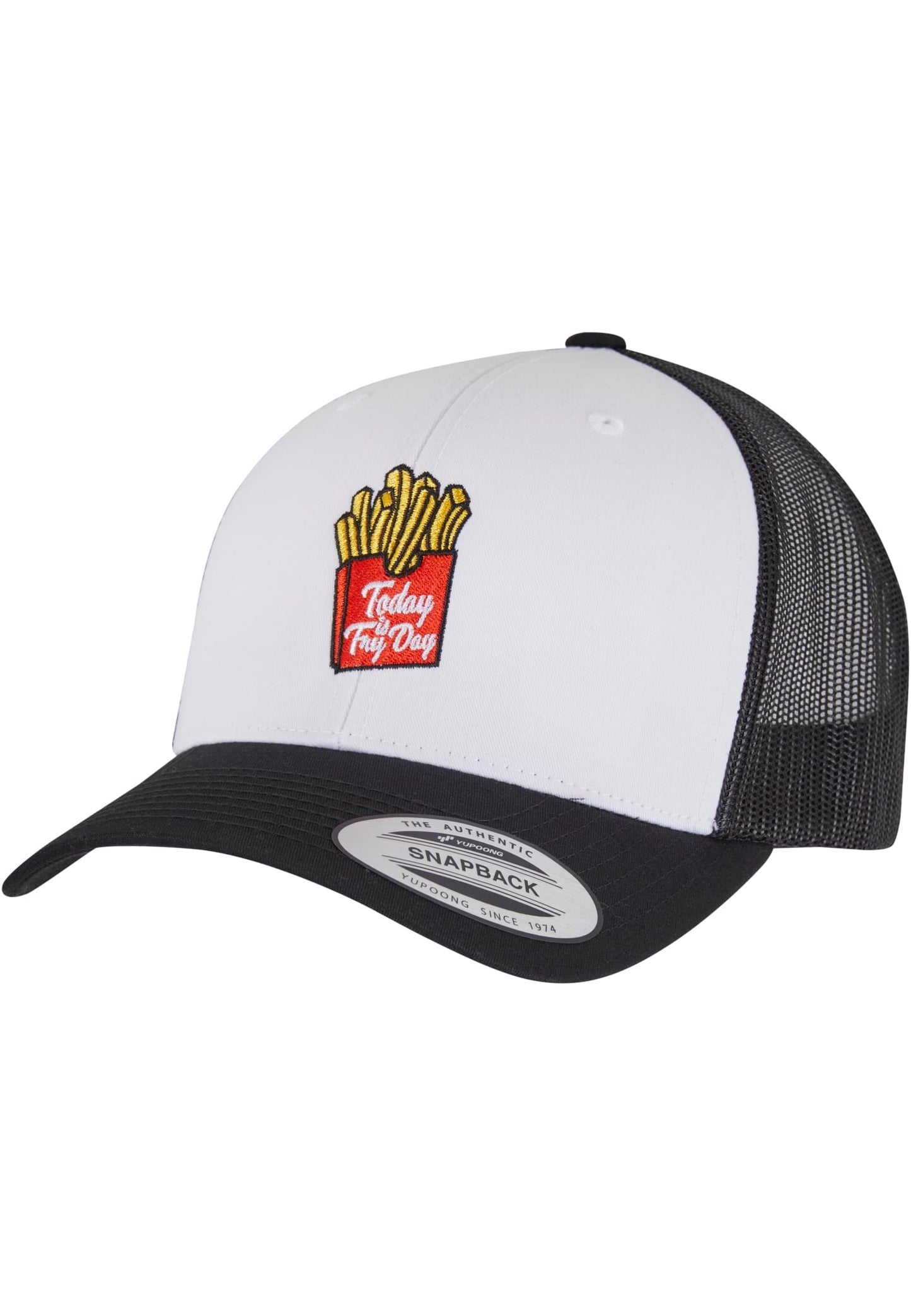 Today Is Friday Retro Trucker Colored Front