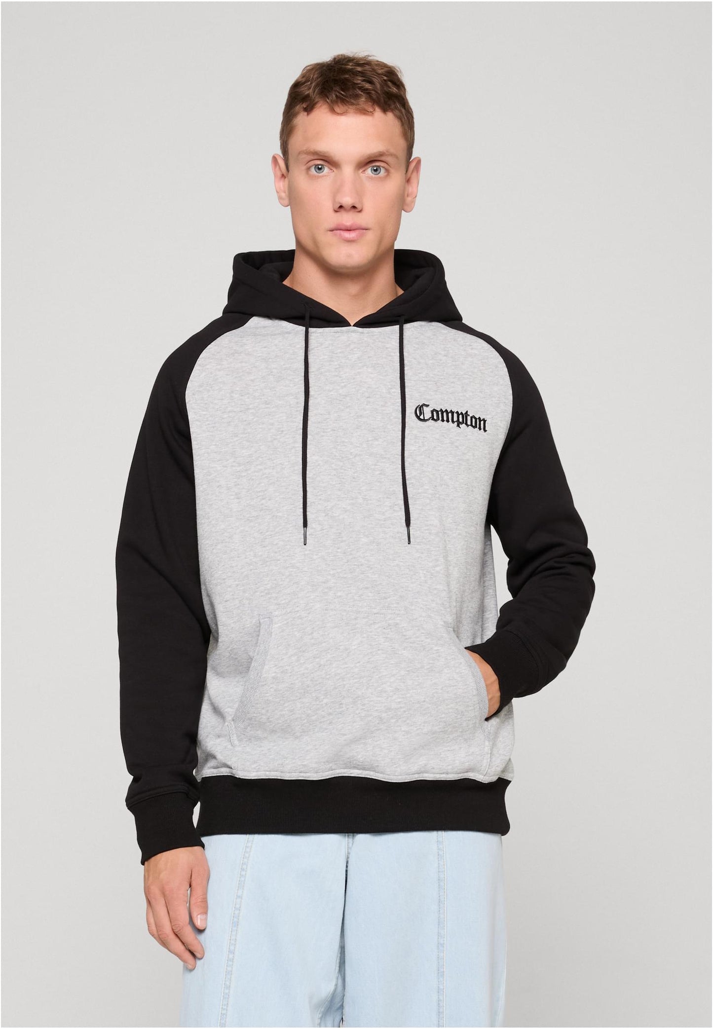 Compton Wording EMB Raglan Hoody