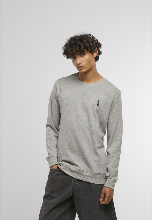 King Sign EMB Light Crew Sweatshirt