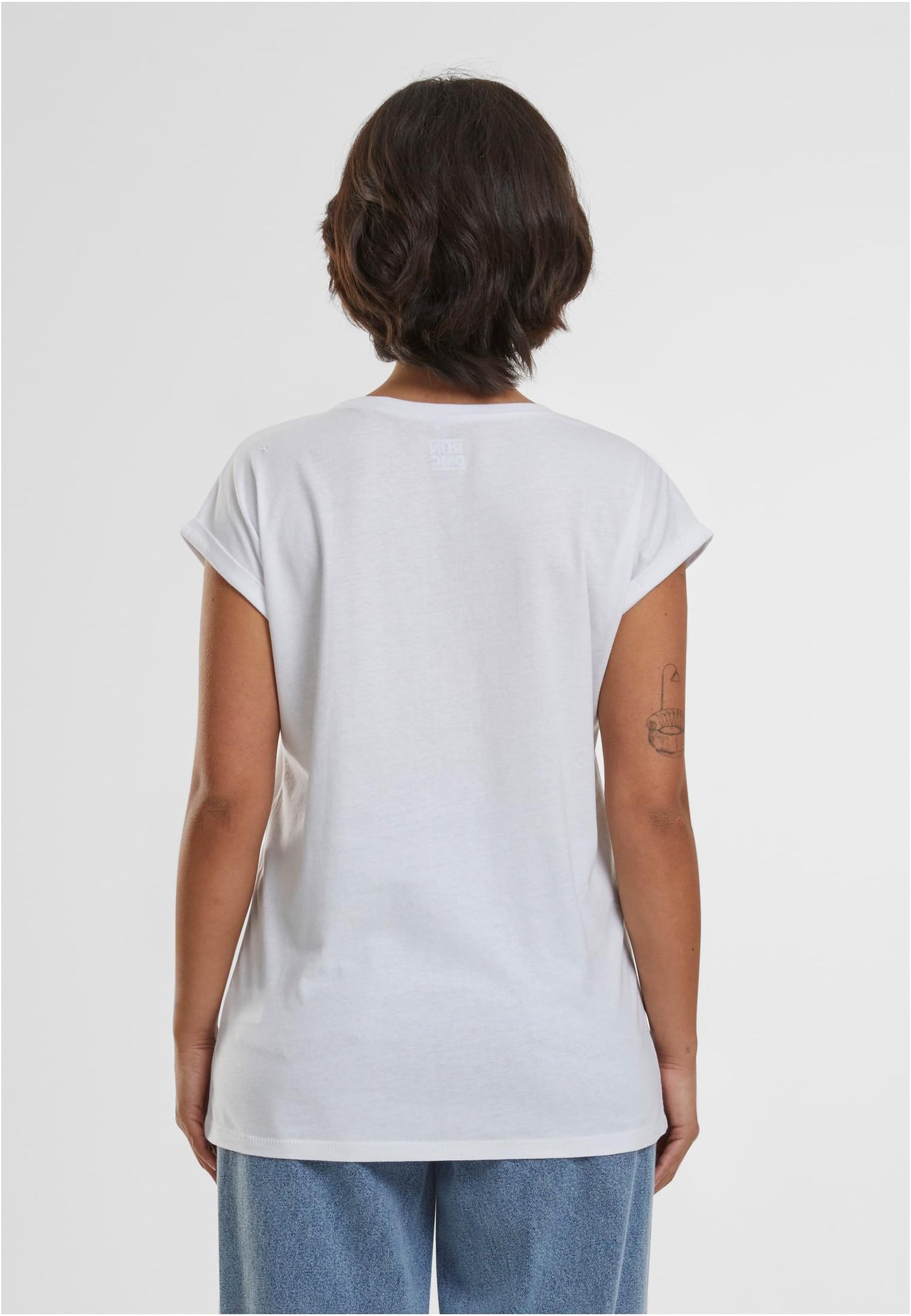 Ladies Run DMC Floral Extended Shoulder Tee