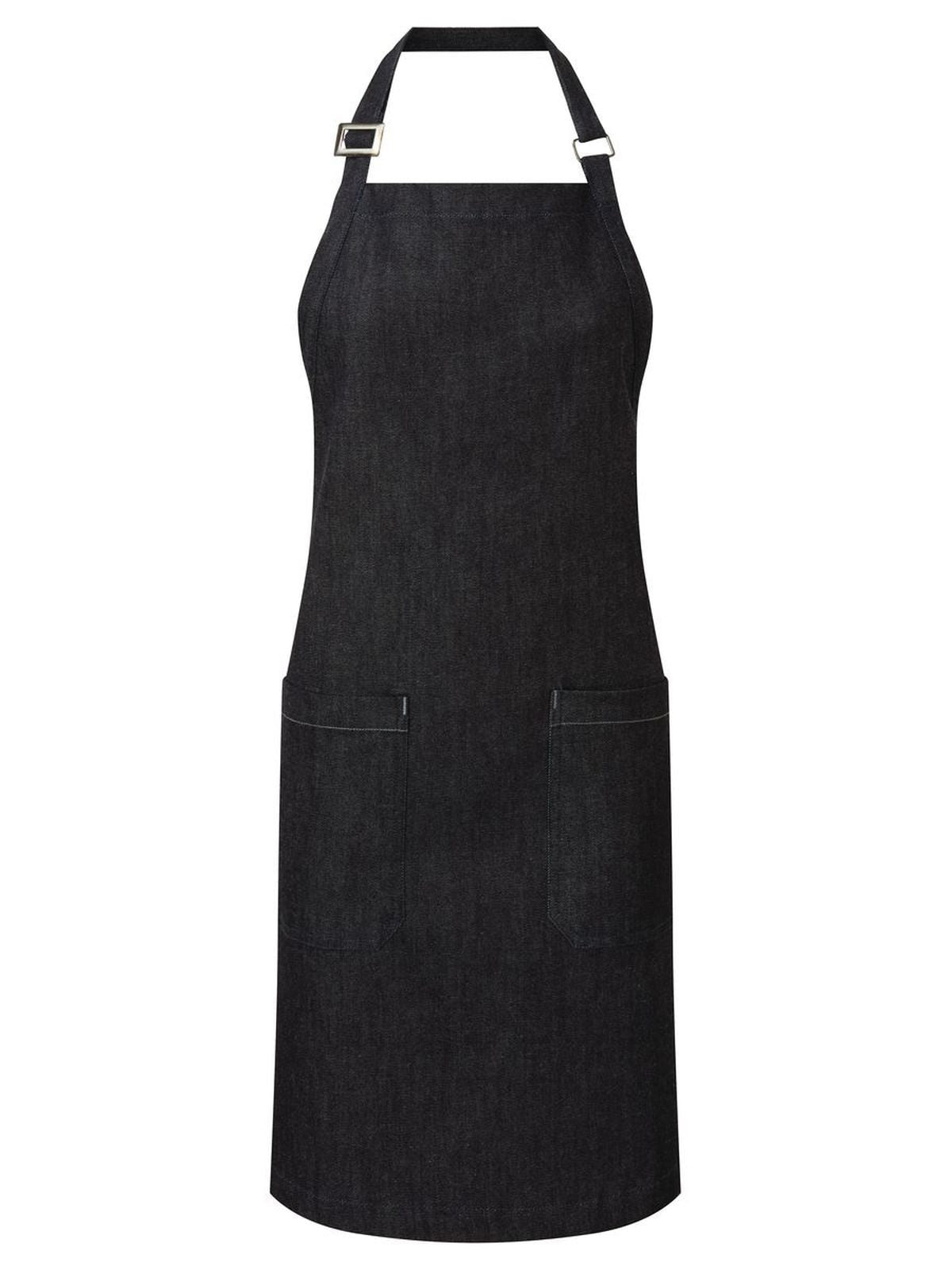 Organic Denim Fairtrade Bib Apron Premier Indigo Denim