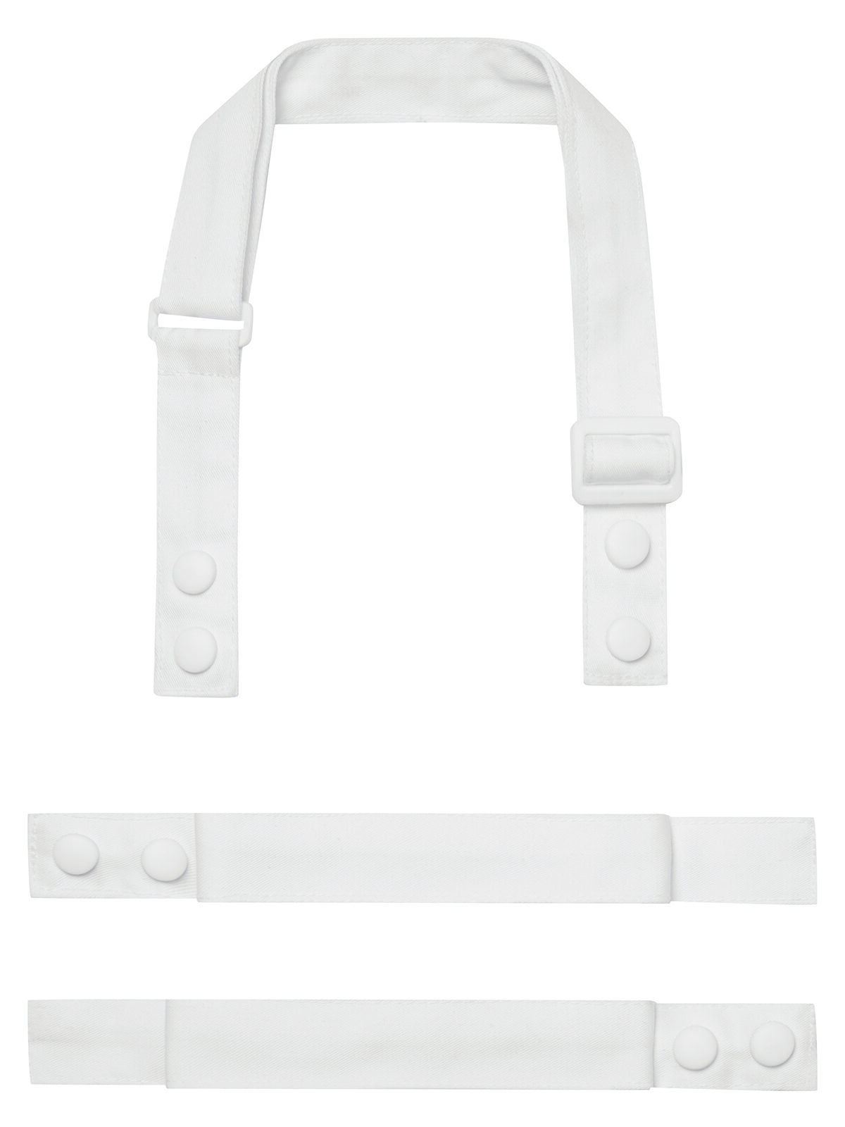 'Colours ' Swap & Pop Apron - Strap Premier White