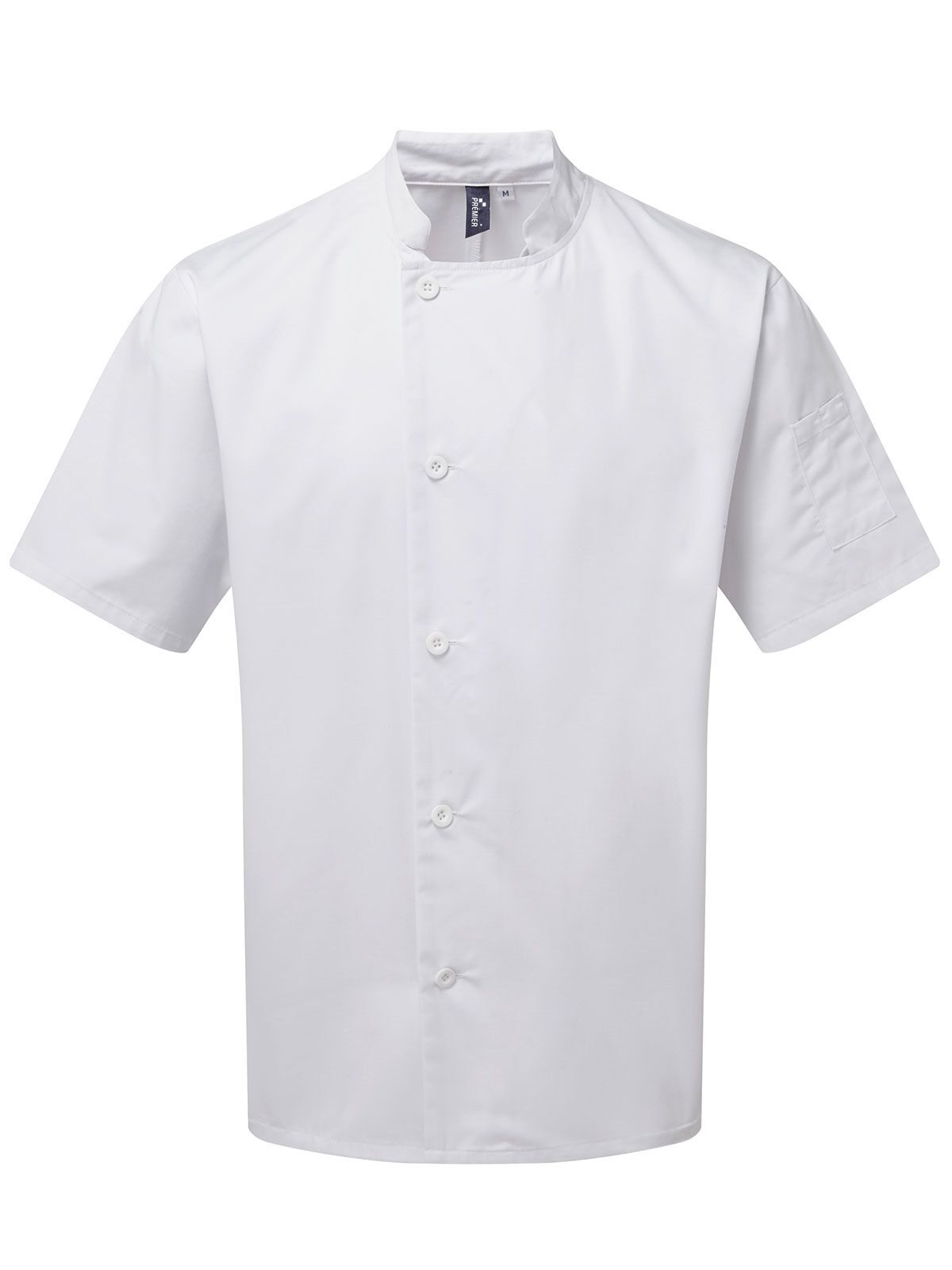 'Essential' Short Sleeve Chef's Jacket Premier White