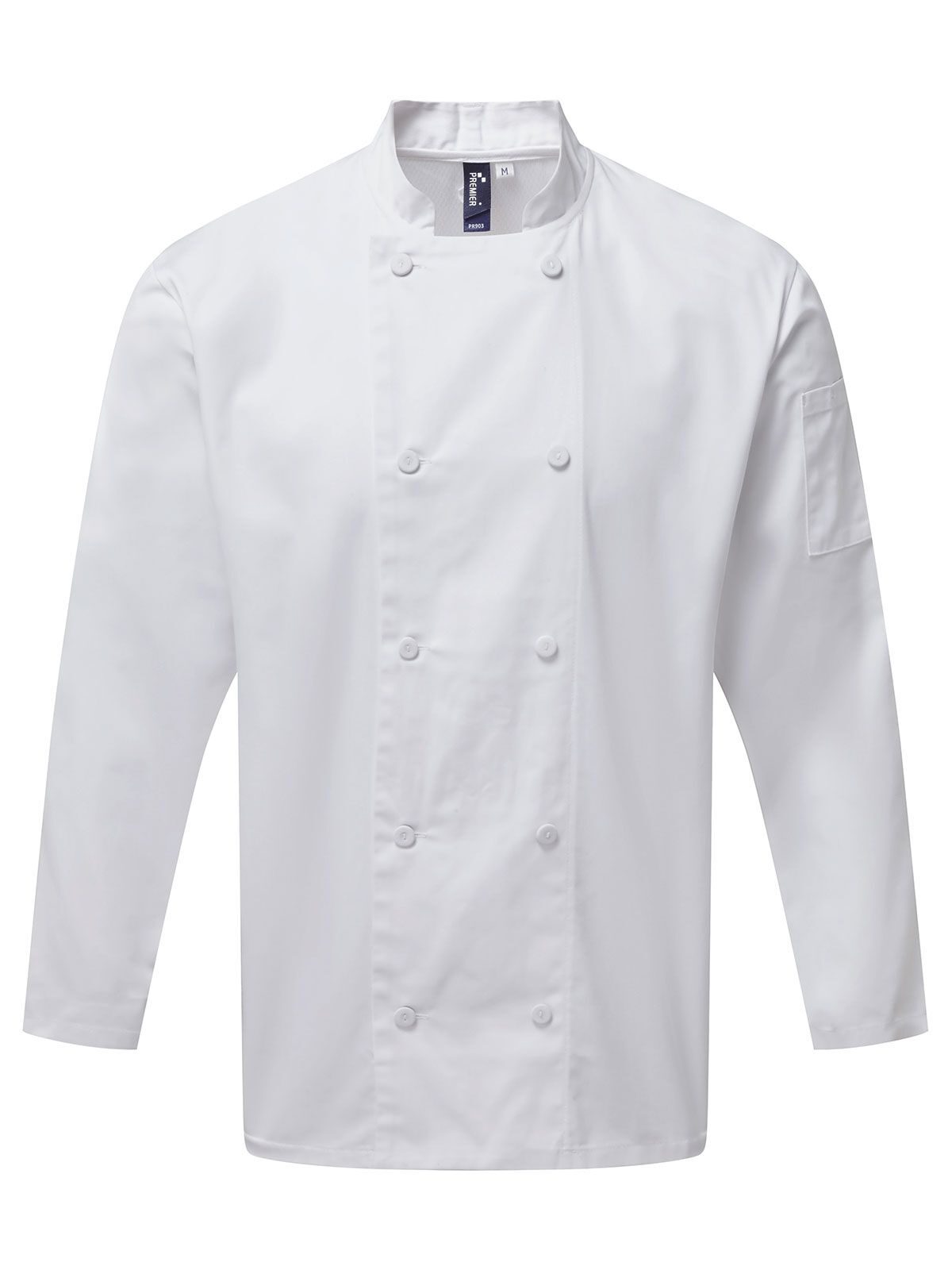 Chef's LS Coolchecker Jacket With Mesh Back Panel ack Panel Premier White
