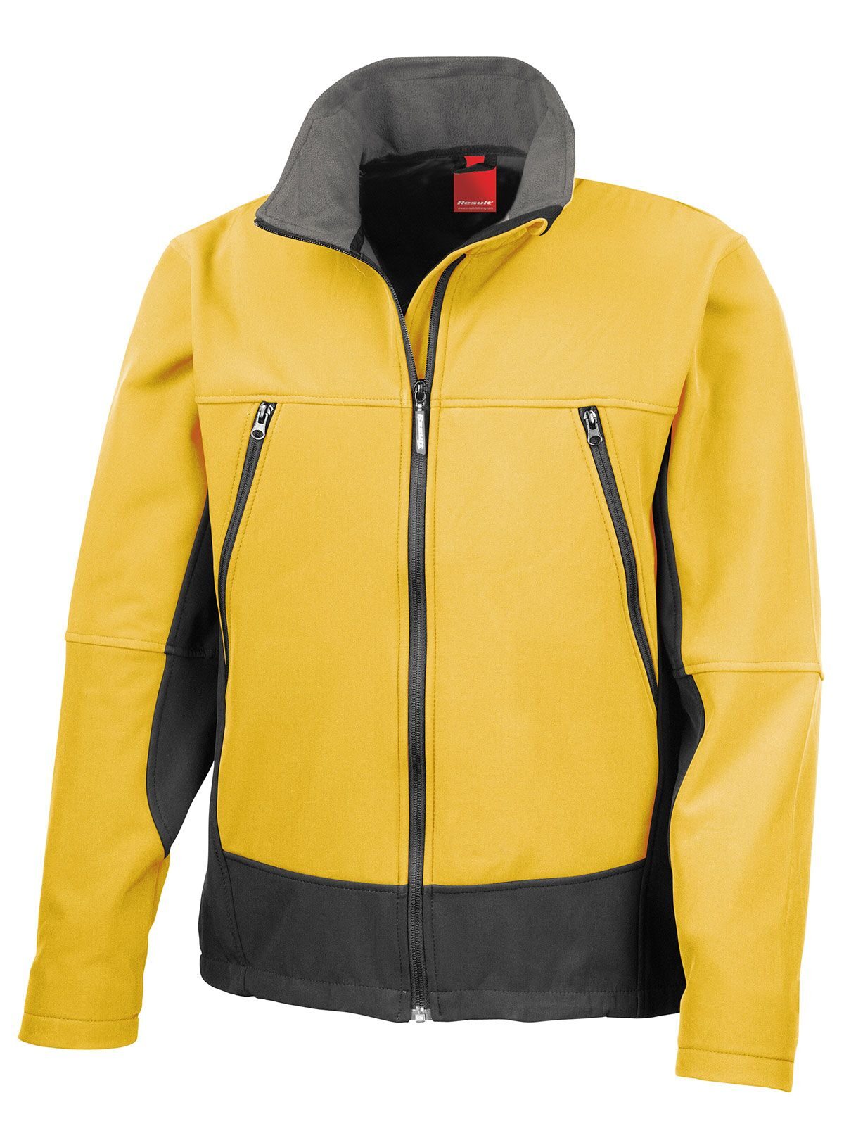 Activity Softshell Jacket Result Yellow-Black