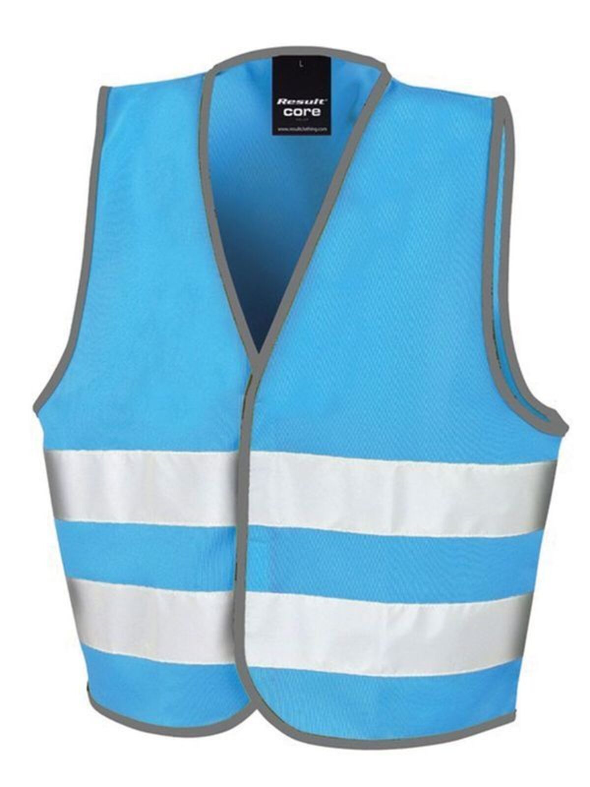 Junior Enhanced Visibility Vest Result Sky Blue