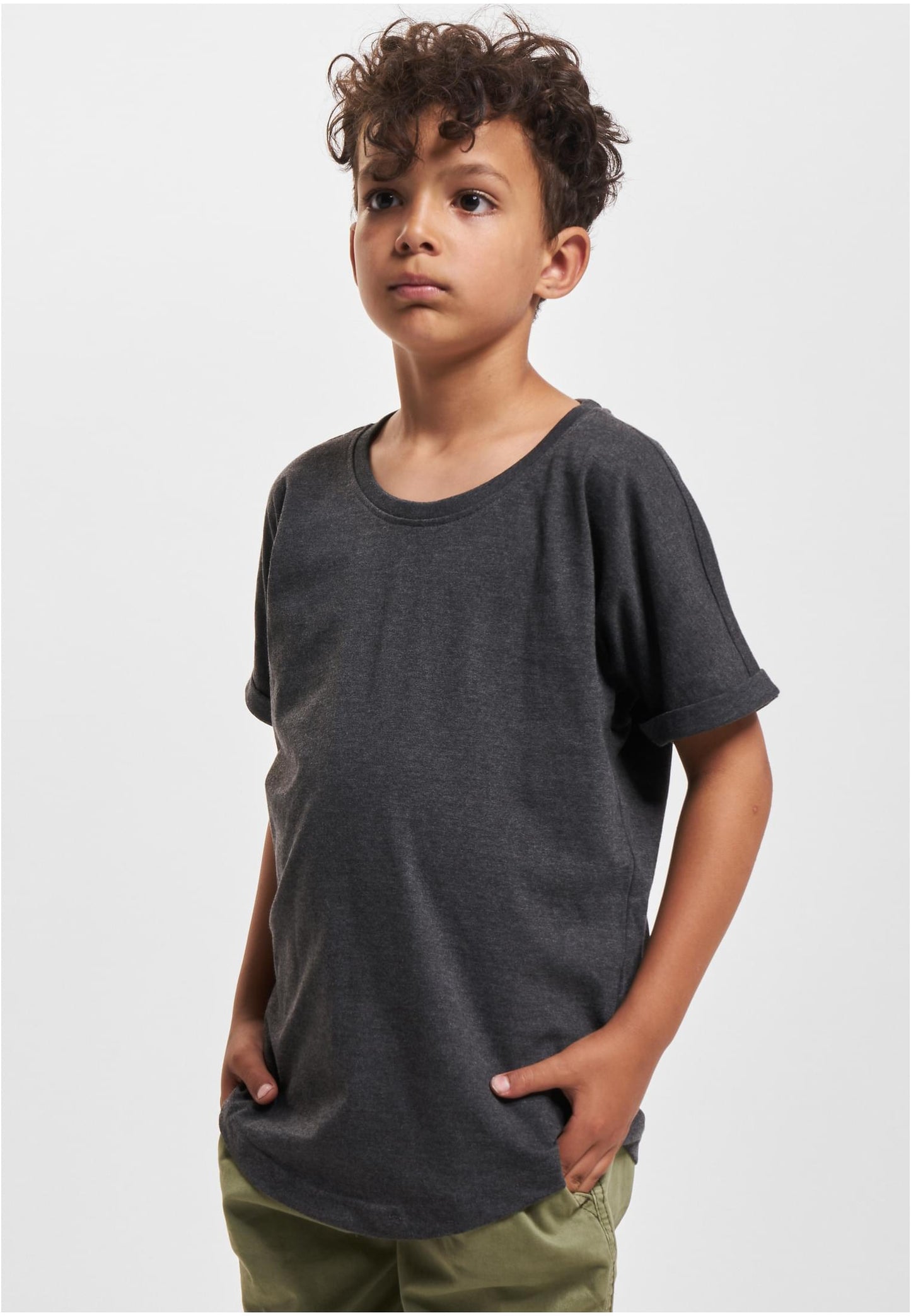 Boys Long Shaped Turnup Tee