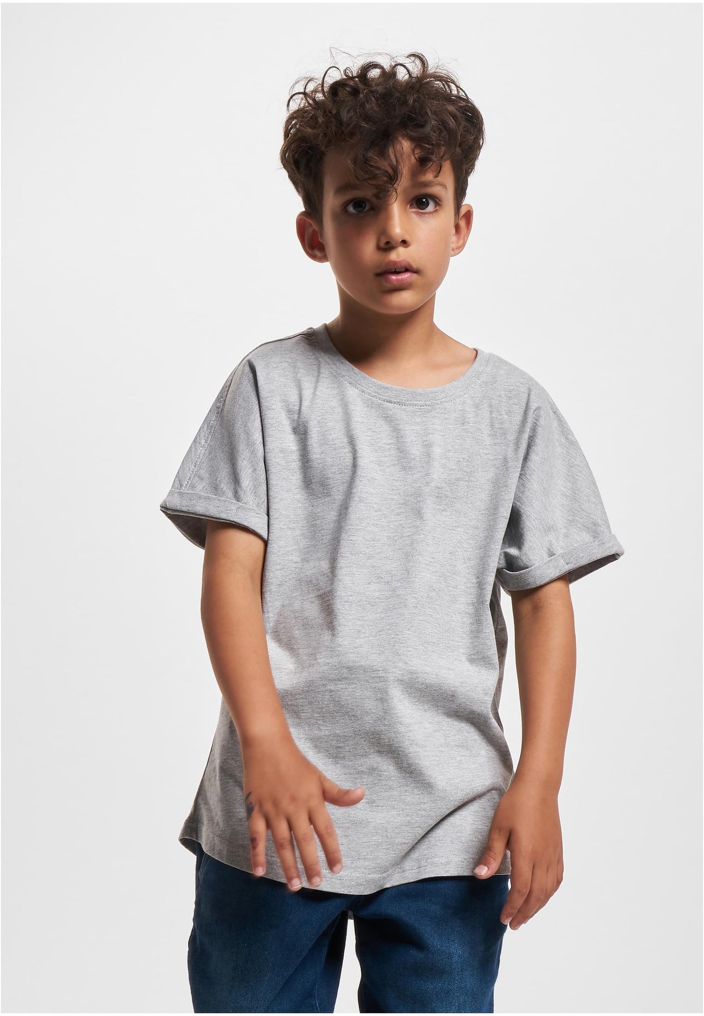 Boys Long Shaped Turnup Tee
