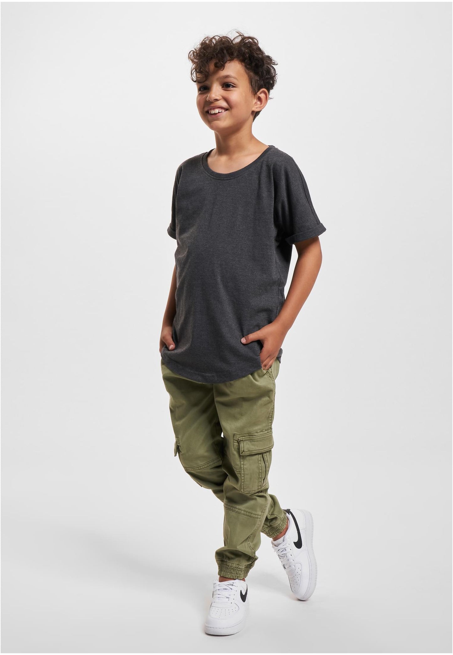 Boys Long Shaped Turnup Tee