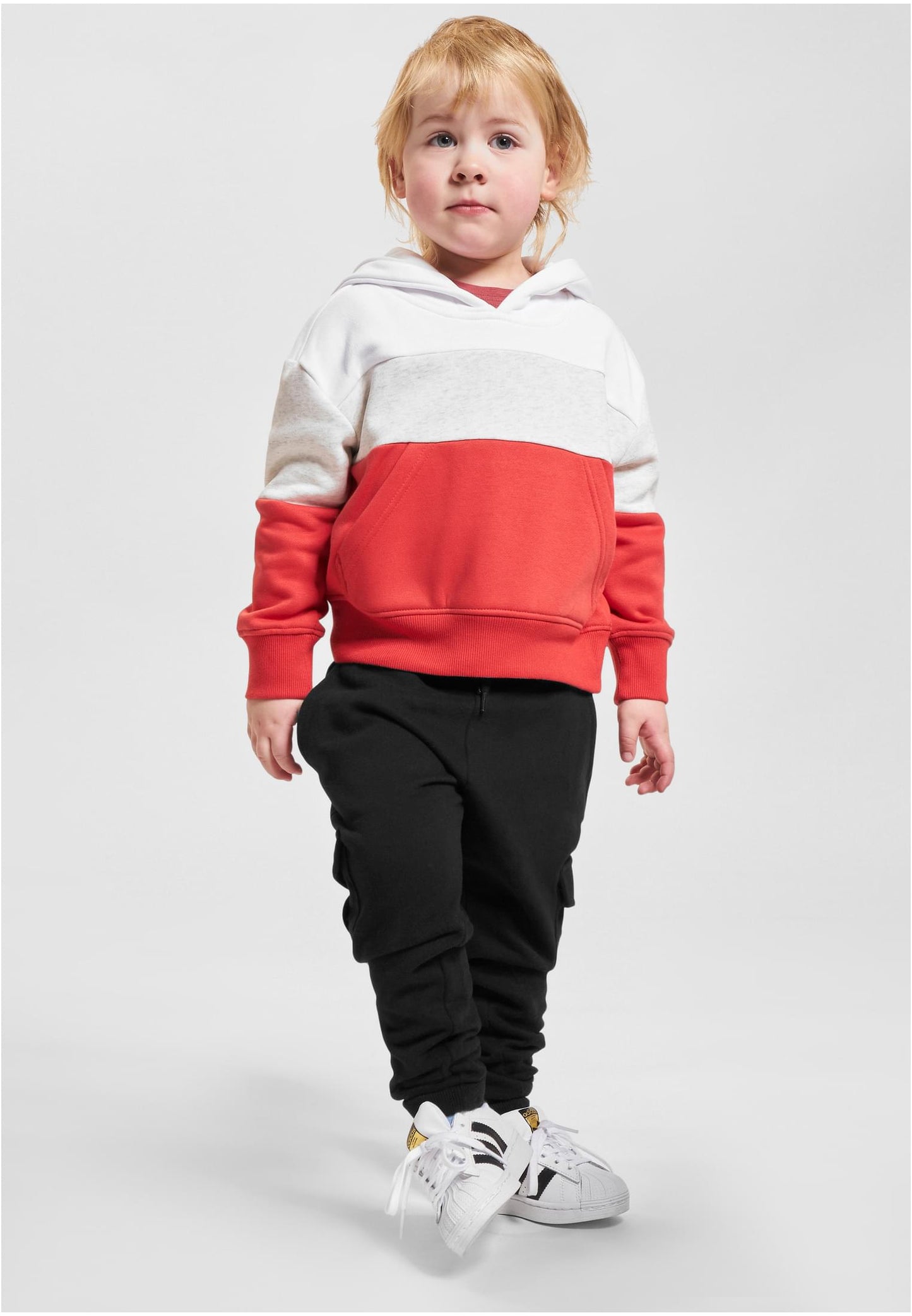 Girls Oversized 3-Tone Hoody
