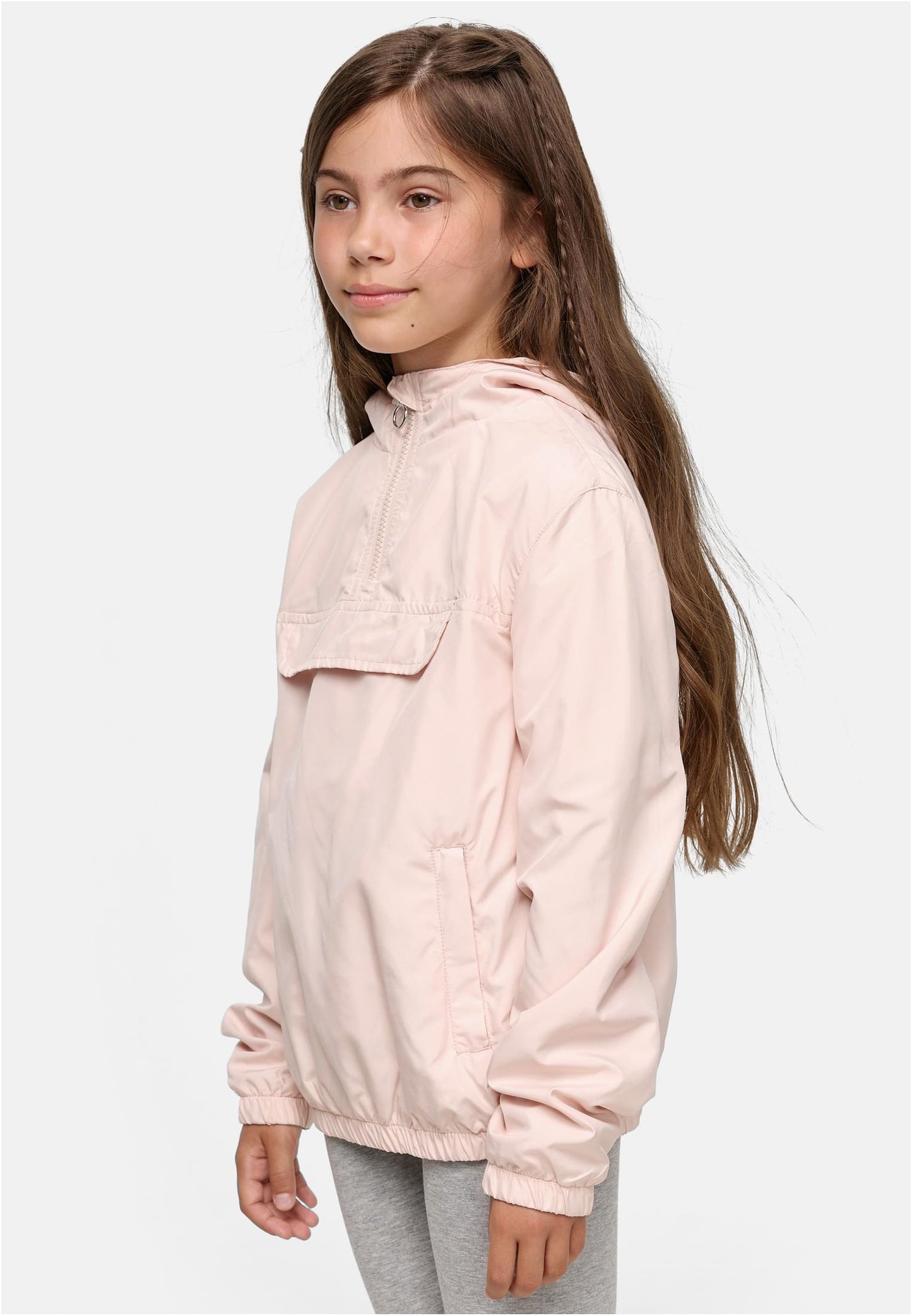 Girls Basic Pullover Jacket