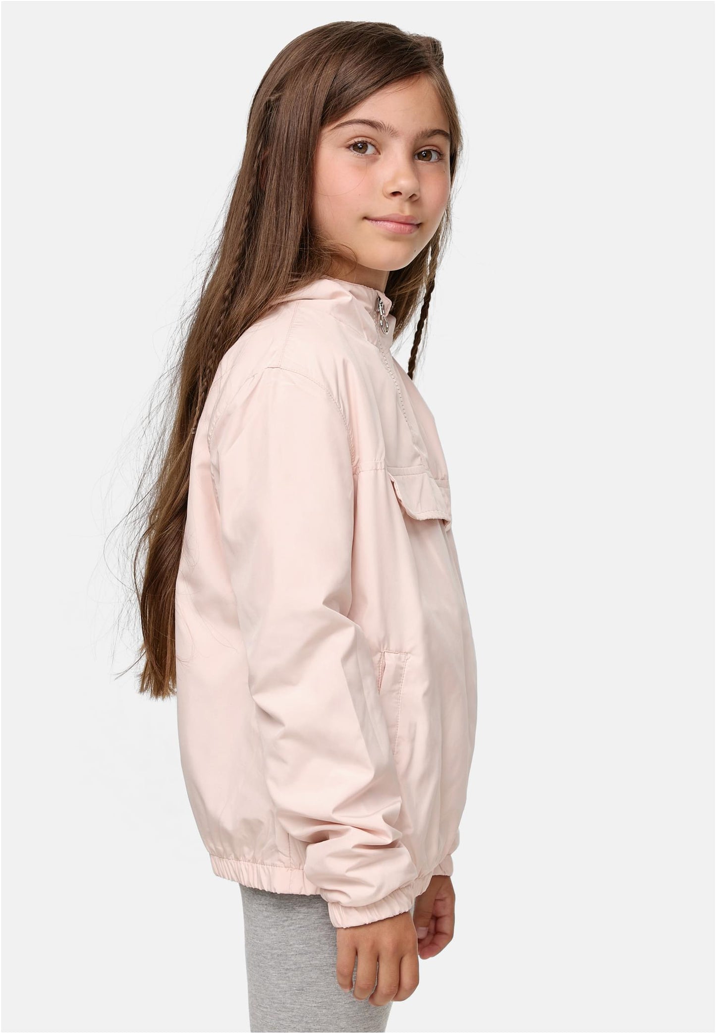 Girls Basic Pullover Jacket
