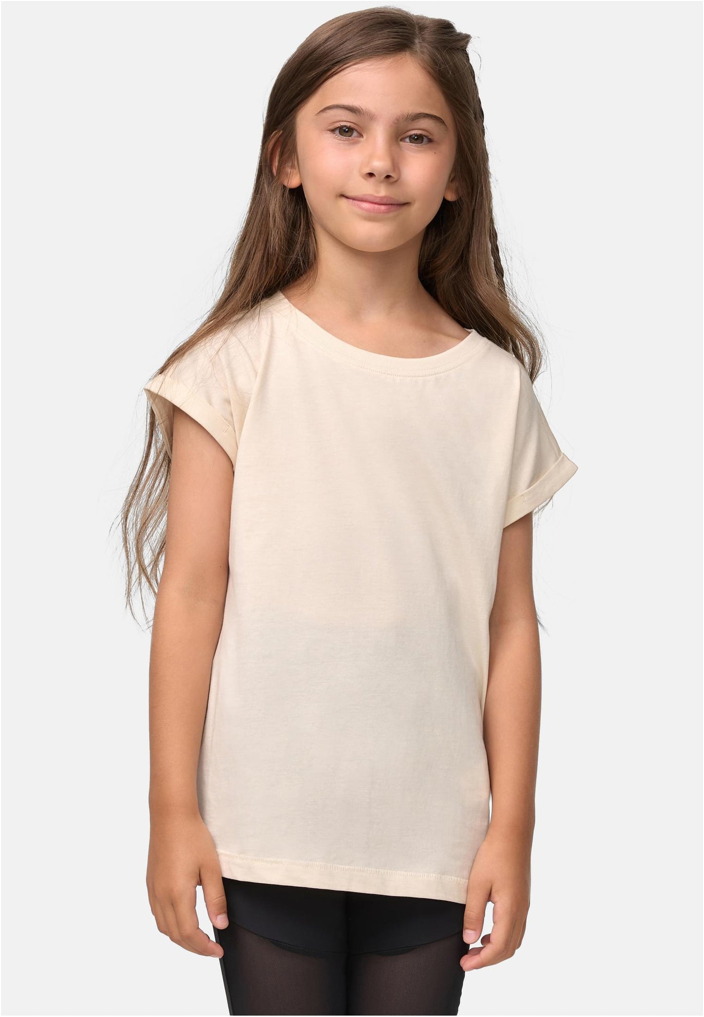Girls Organic Extended Shoulder Tee