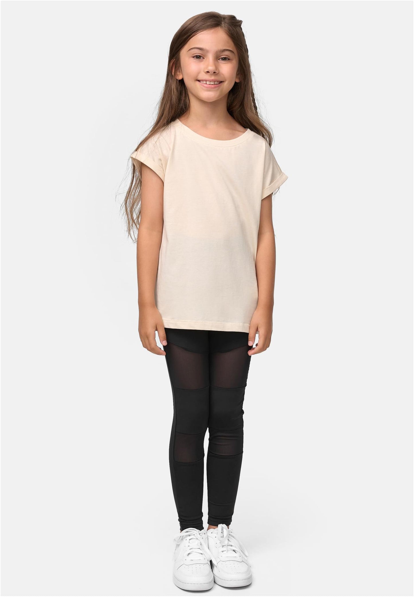 Girls Organic Extended Shoulder Tee