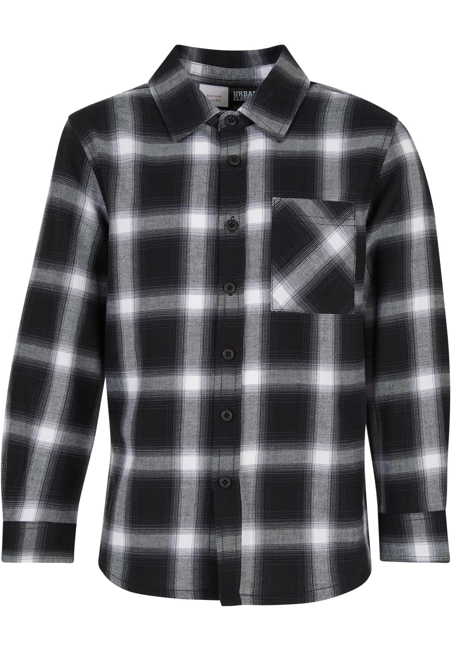 Boys Oversized Checked Shirt