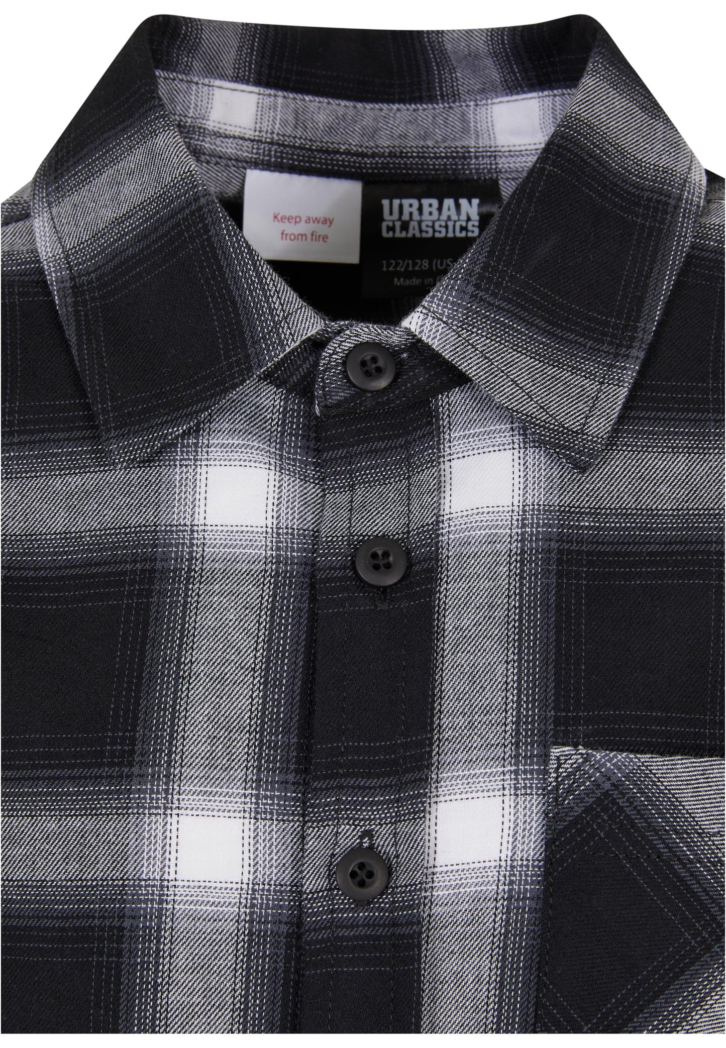 Boys Oversized Checked Shirt