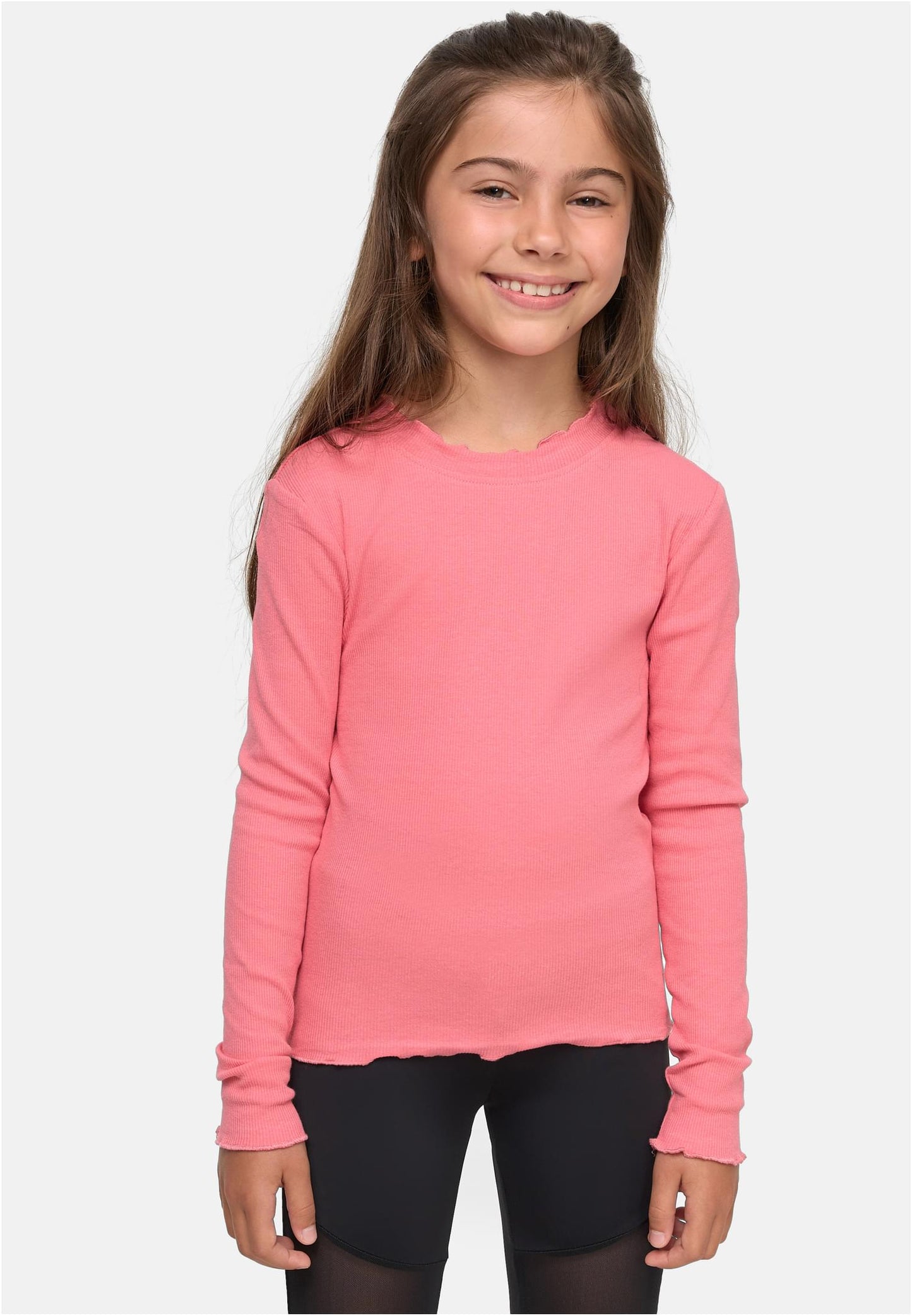 Girls Short Rib Longsleeve