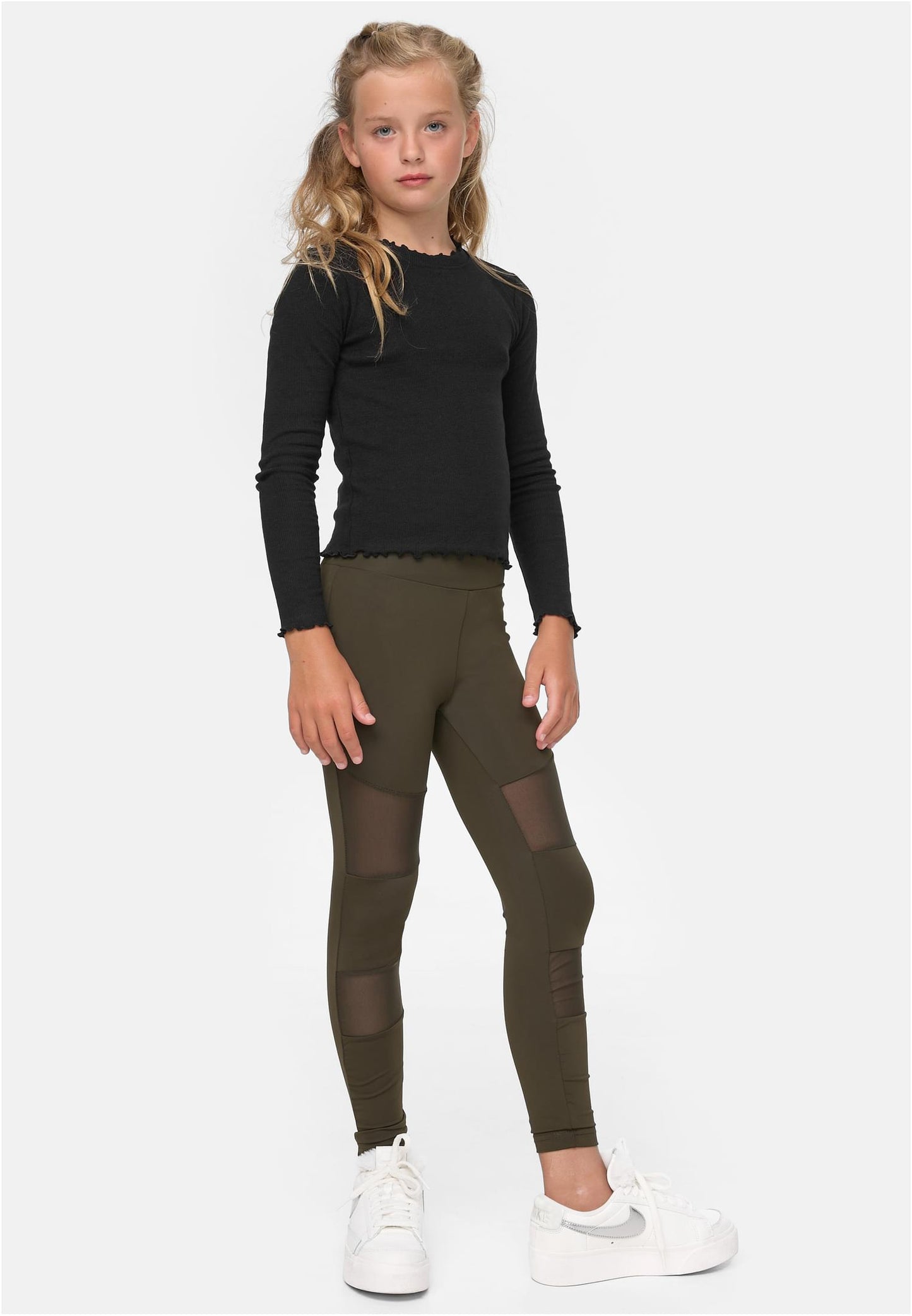 Girls Short Rib Longsleeve