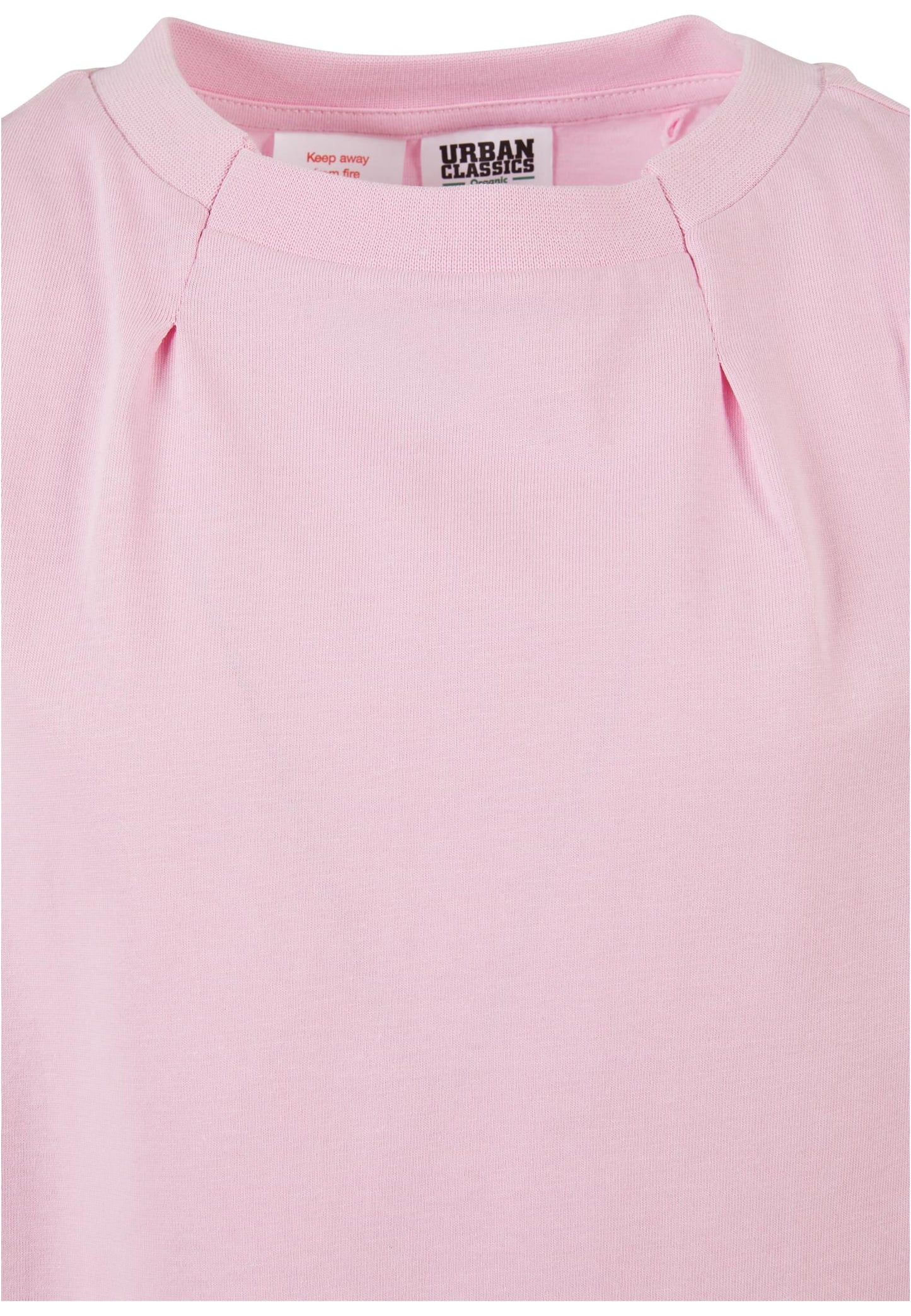 Girls Organic Oversized Pleat Tee