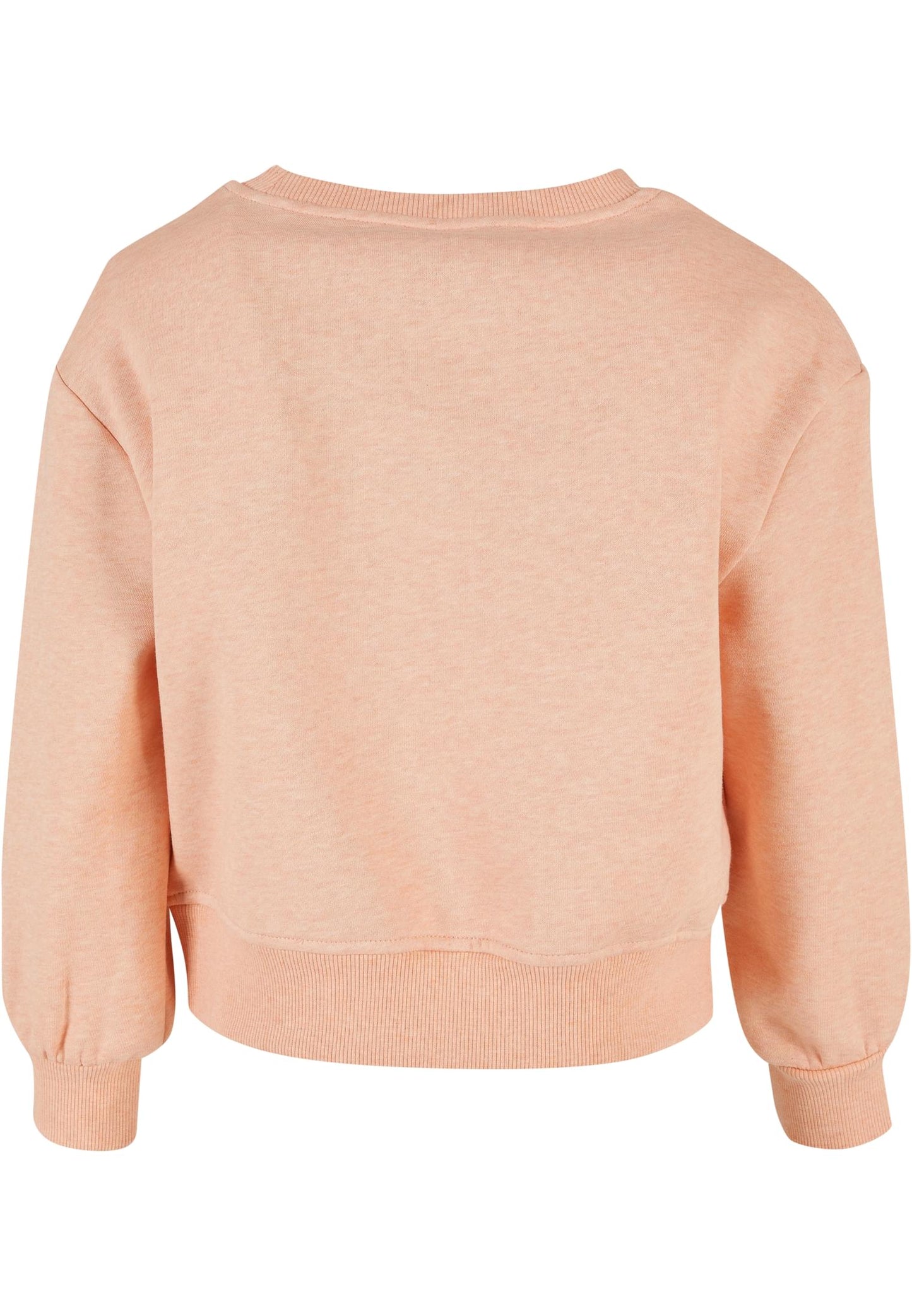 Girls Oversized Color Melange Crewneck