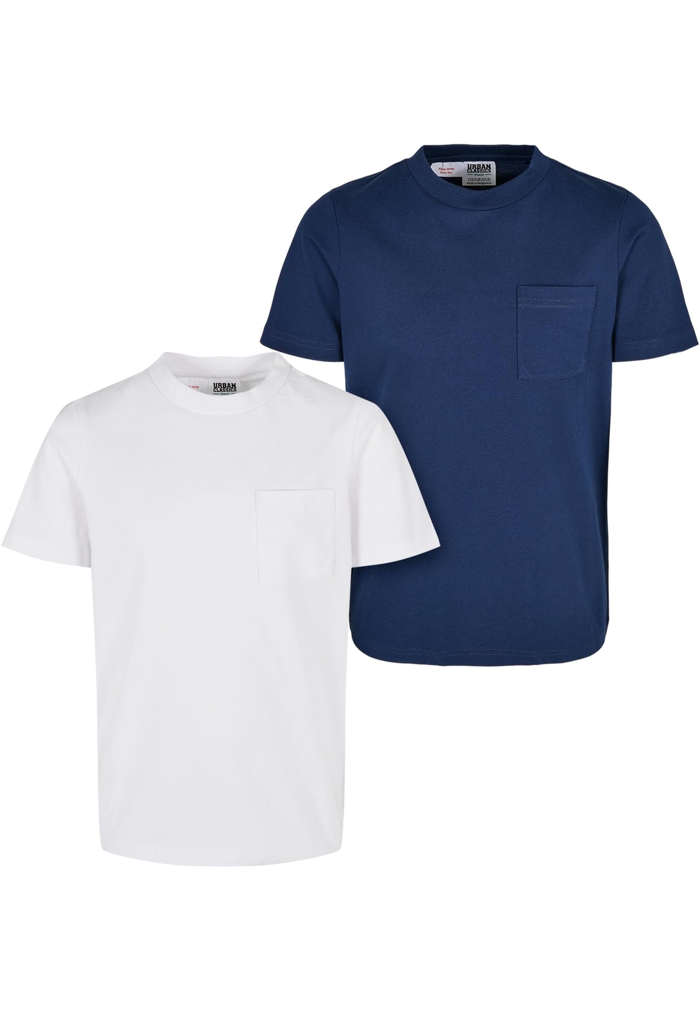 Boys Organic Cotton Basic Pocket Tee 2-Pack