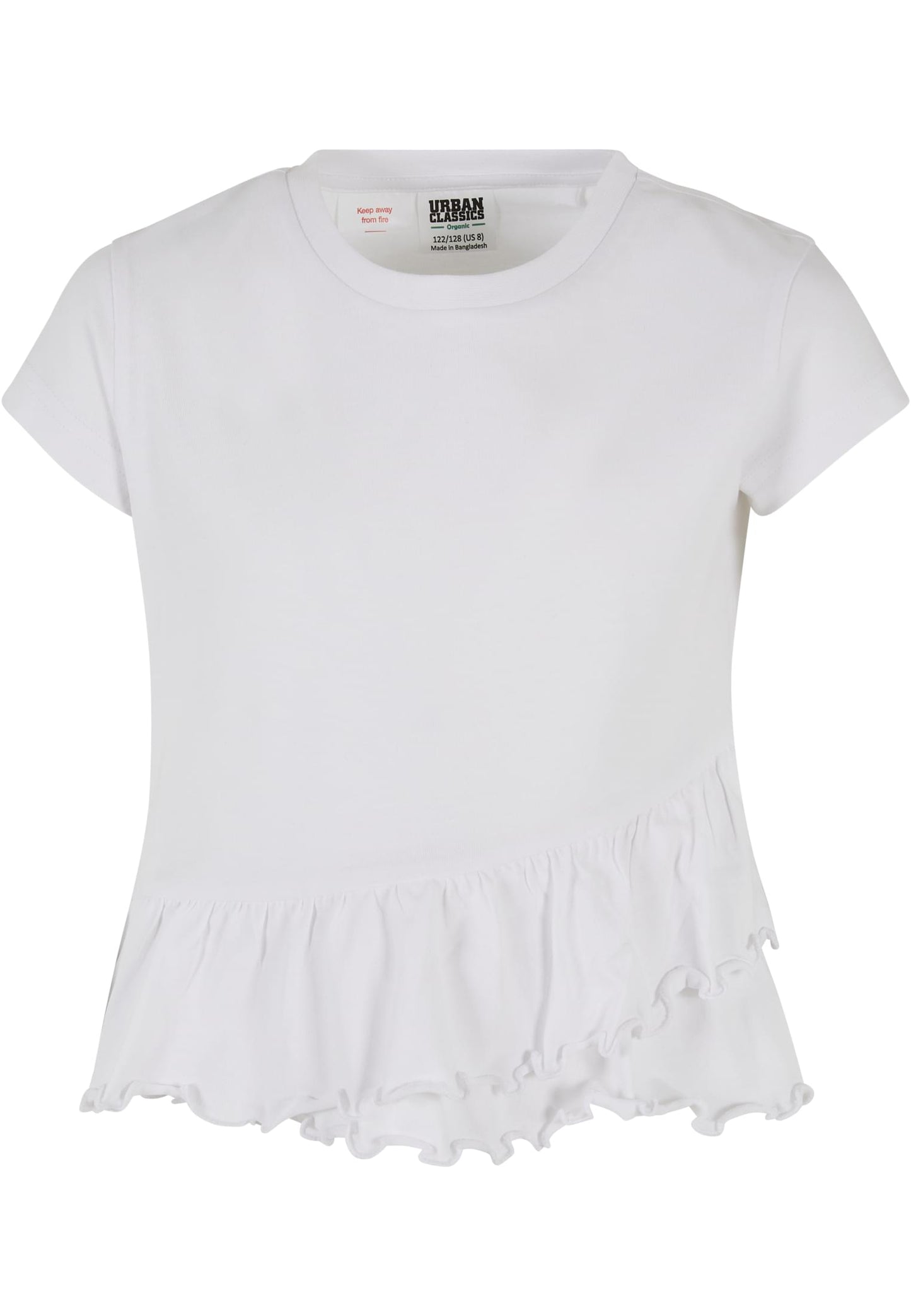 Girls Organic Volant Tee