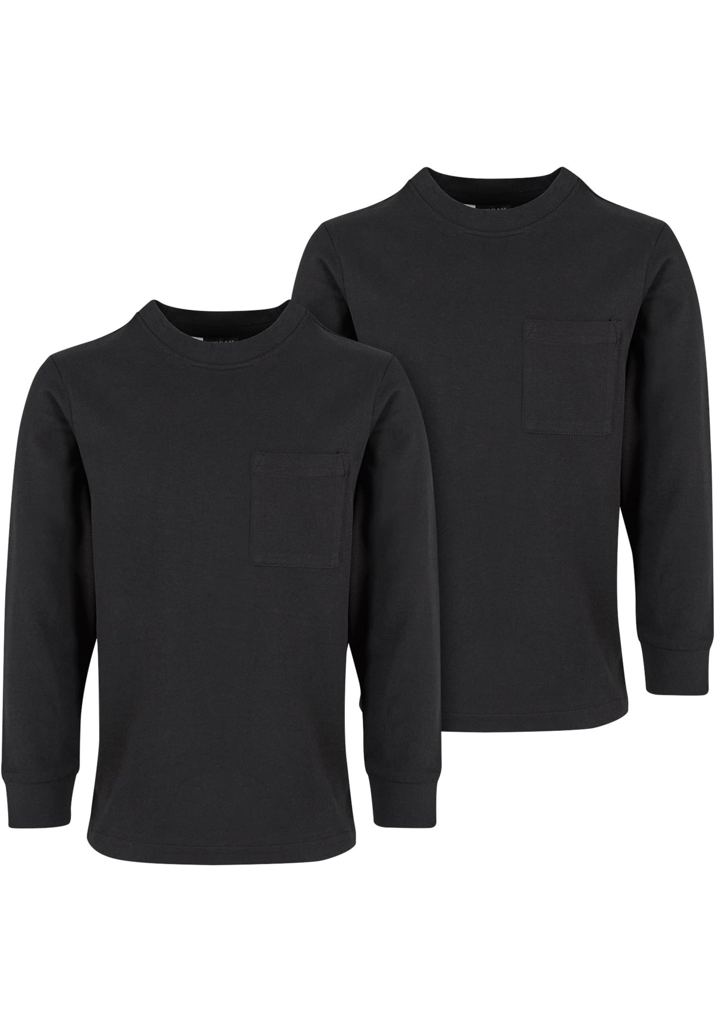 Boys Heavy Oversized Pocket Longsleeve 2-Pack
