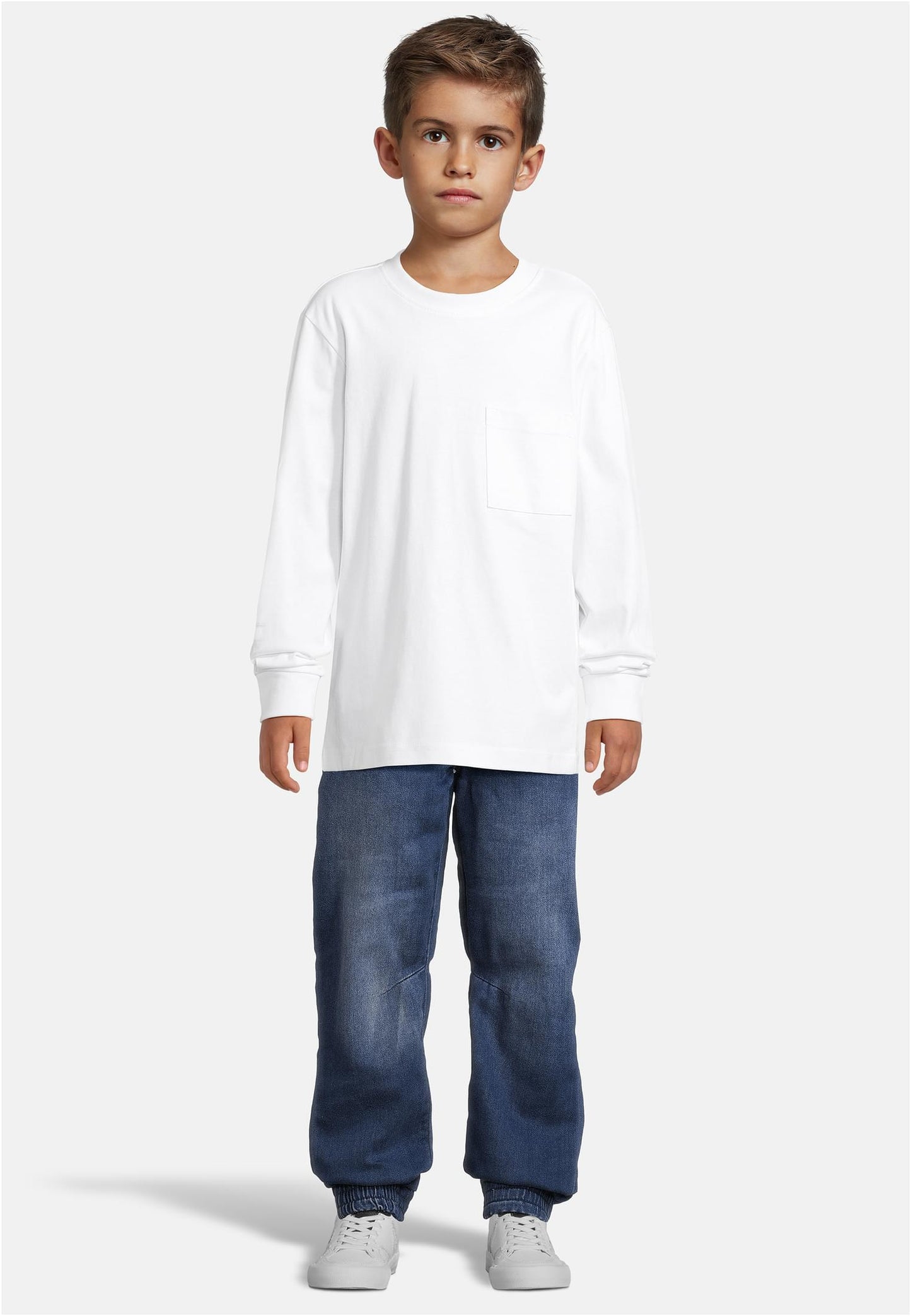 Boys Heavy Oversized Pocket Longsleeve 3 Pack