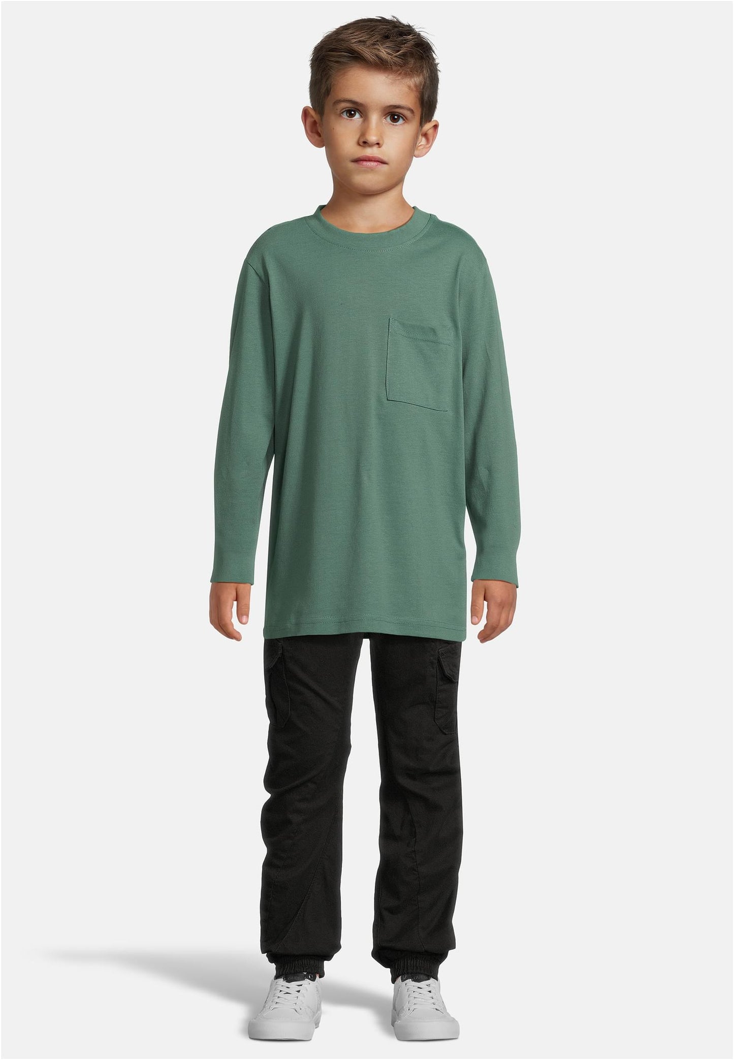 Boys Heavy Oversized Pocket Longsleeve 3 Pack